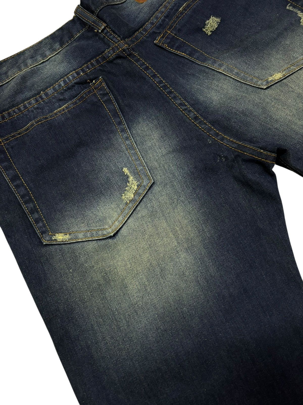 Japanese Brand Vtg Kamimura Tokyo Japan Sashiko Short Jeans Size US 32 / EU 48 - 5 Thumbnail