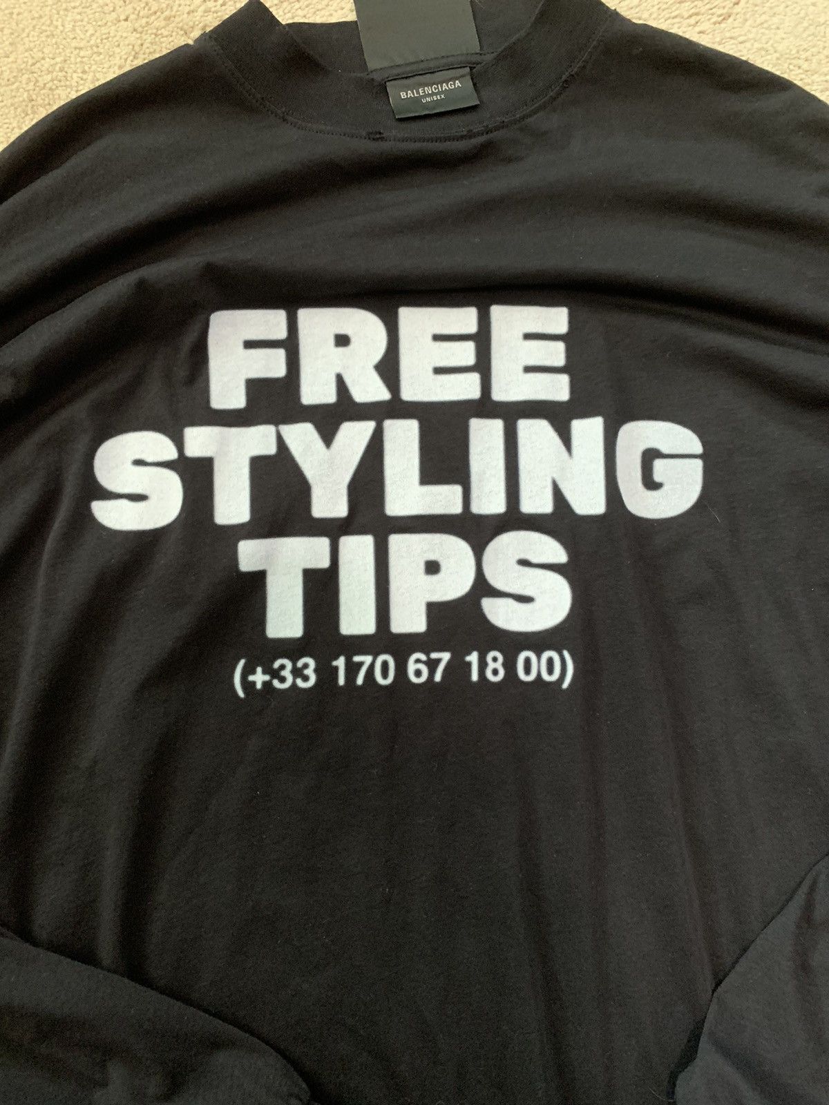 Balenciaga Balenciaga Summer 23 Free Styling Tips Longsleeve Grailed