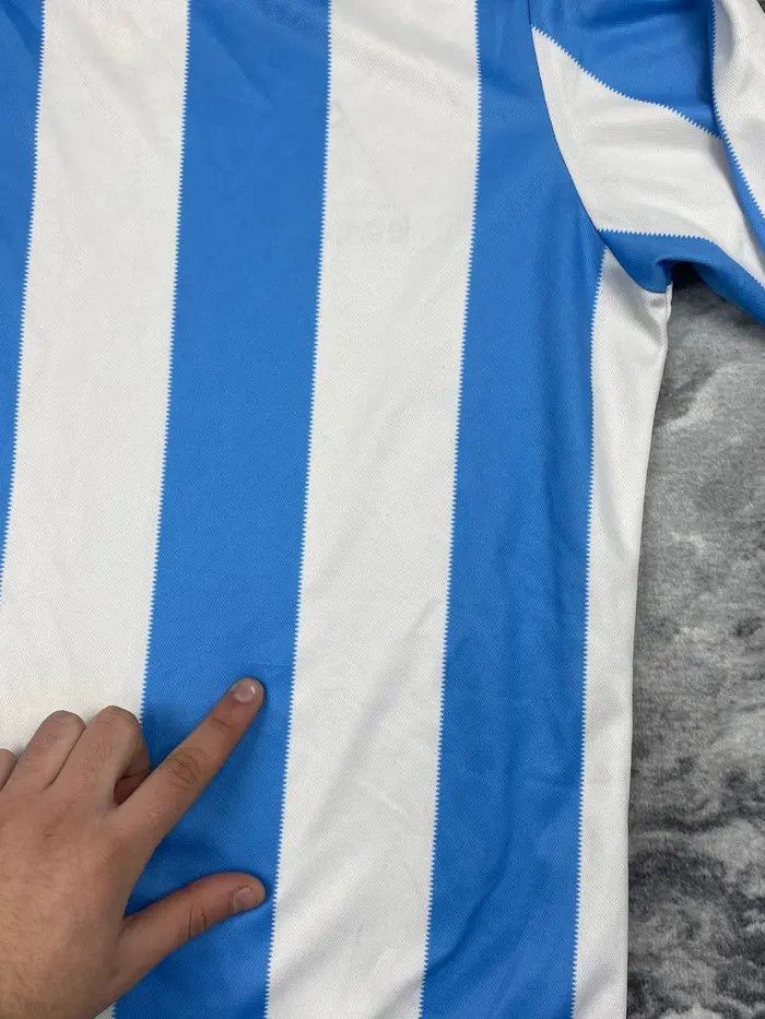 Vintage Argentina 1986 Diego Maradona Shirt Soccer Jersey Size US L / EU 52-54 / 3 - 18 Thumbnail