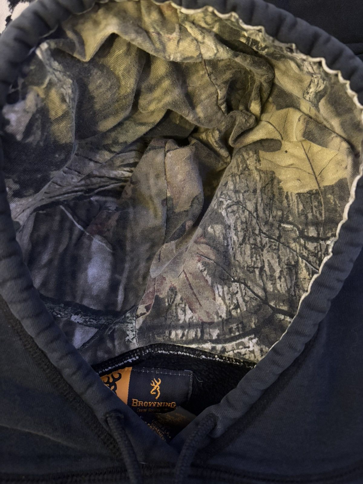 Vintage Browning black camo hoodie Size US L / EU 52-54 / 3 - 5 Thumbnail