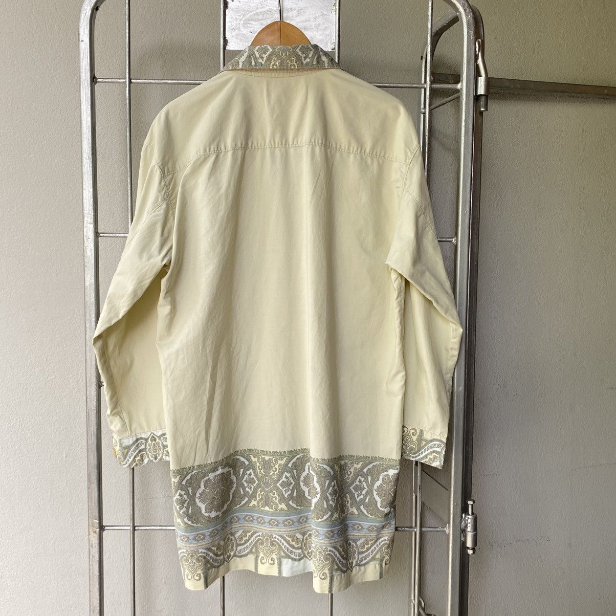 Etro ETRO Beige Pattern Trim Shirt Size M / US 6-8 / IT 42-44 - 9 Thumbnail