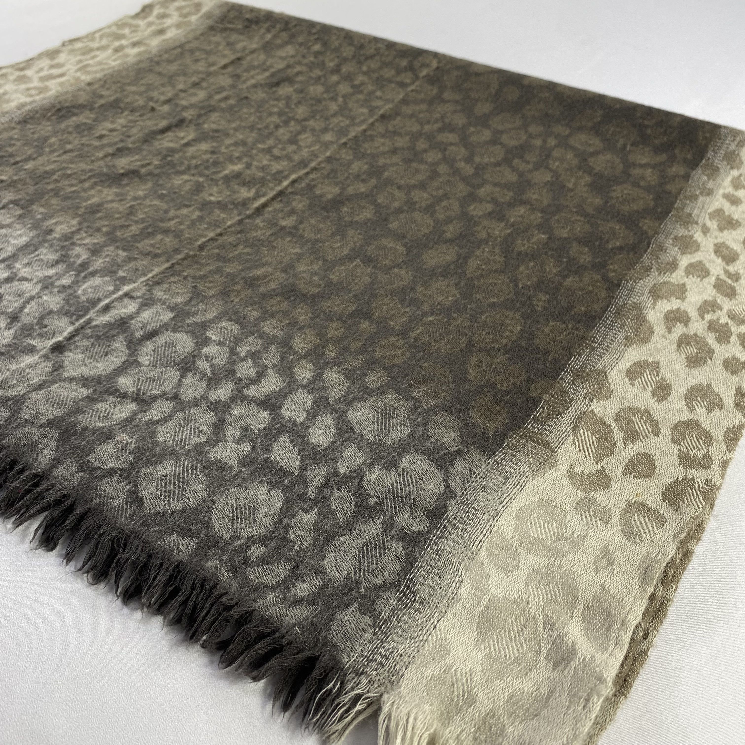 Krizia Uomo × Vintage Krizia Uomo Scarf Neck Wrap Big Size Muffler Size ONE SIZE - 4 Thumbnail