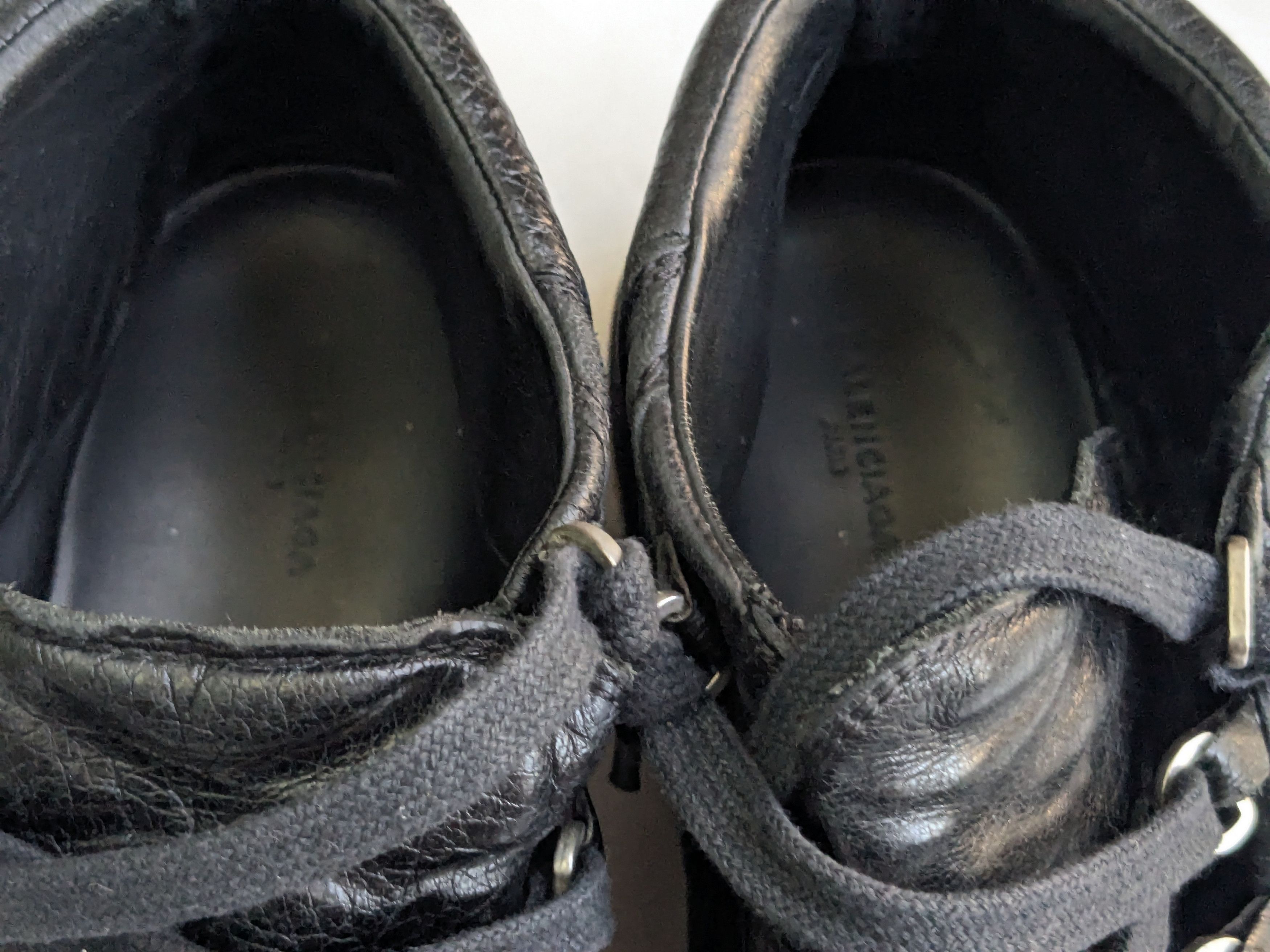 Balenciaga Balenciaga Arena Black High Top 9 Leather Size US 9 / EU 42 - 2 Thumbnail