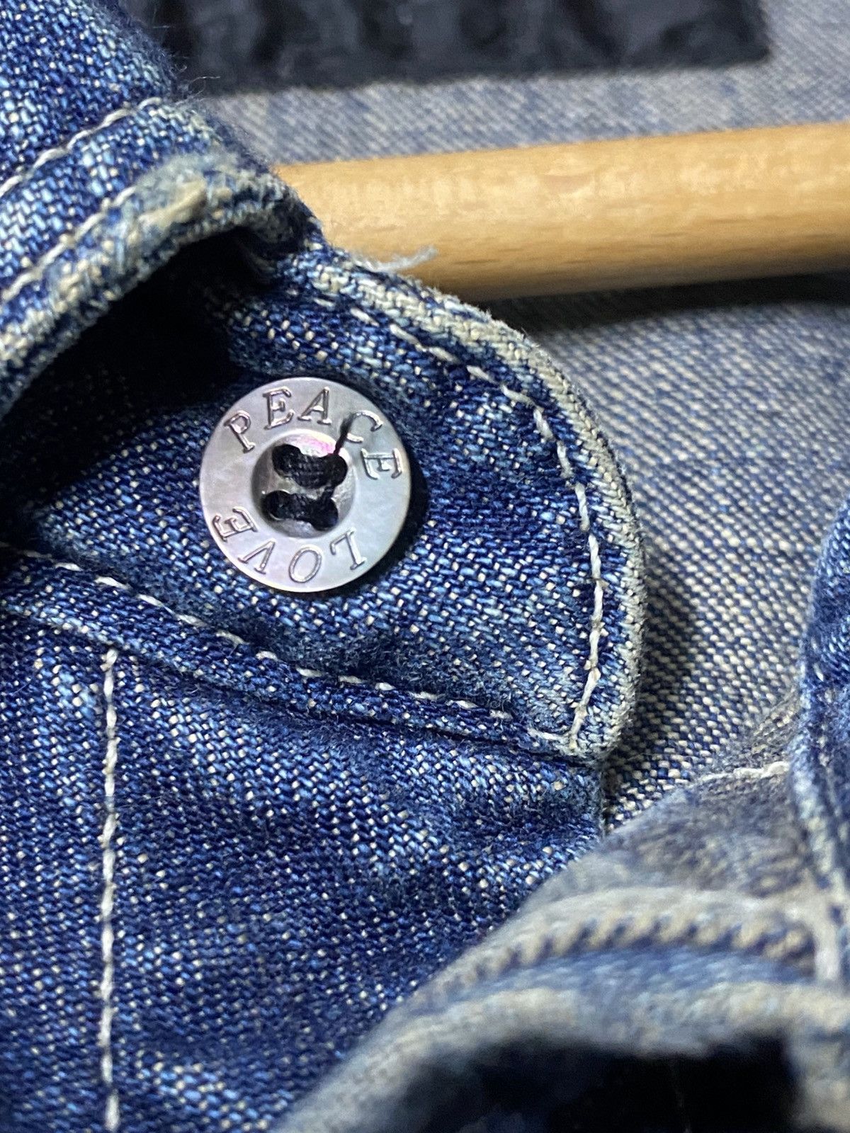 roarguns Roar Guns Japanese Brand Western Denim Shirt Size US S / EU 44-46 / 1 - 12 Thumbnail