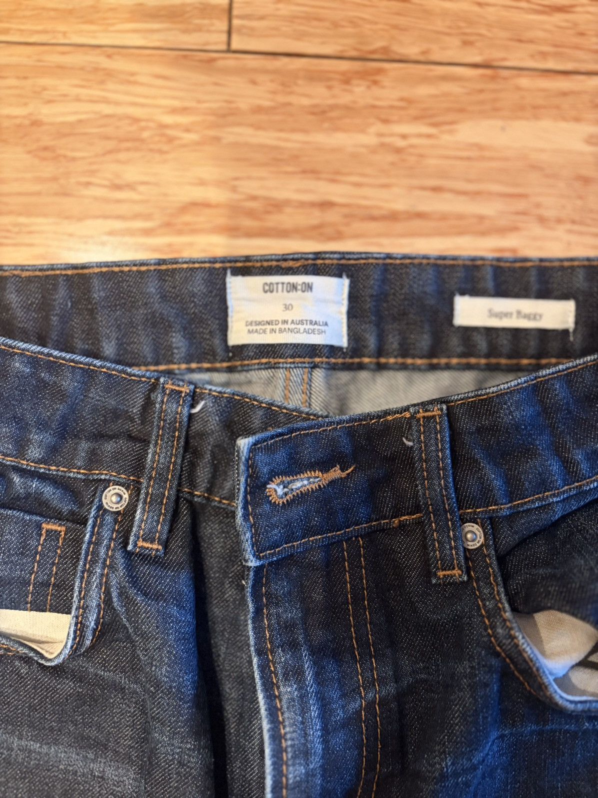 Cotton On Selvedge Denim Size US 30 / EU 46 - 4 Thumbnail