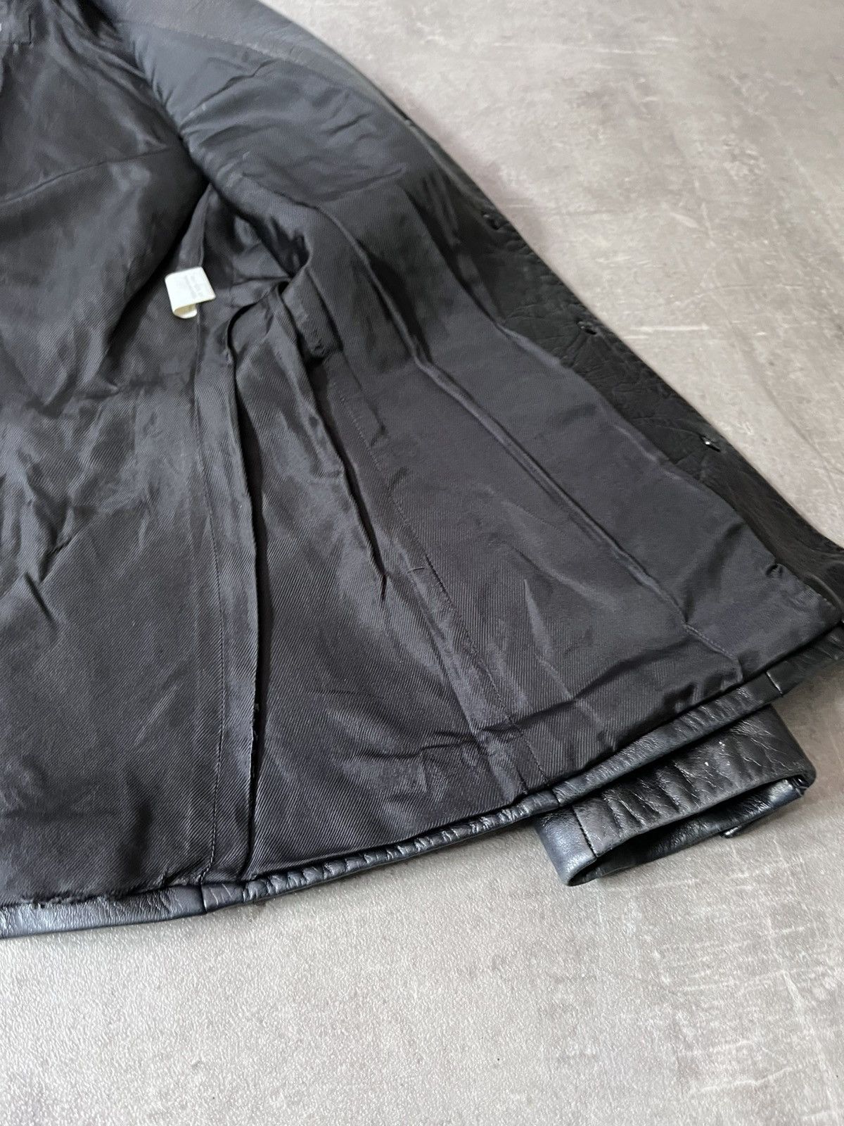 Gucci Gucci F/W 1998 by Tom Ford Leather blazer jacket black Size L / US 10 / IT 46 - 14 Thumbnail