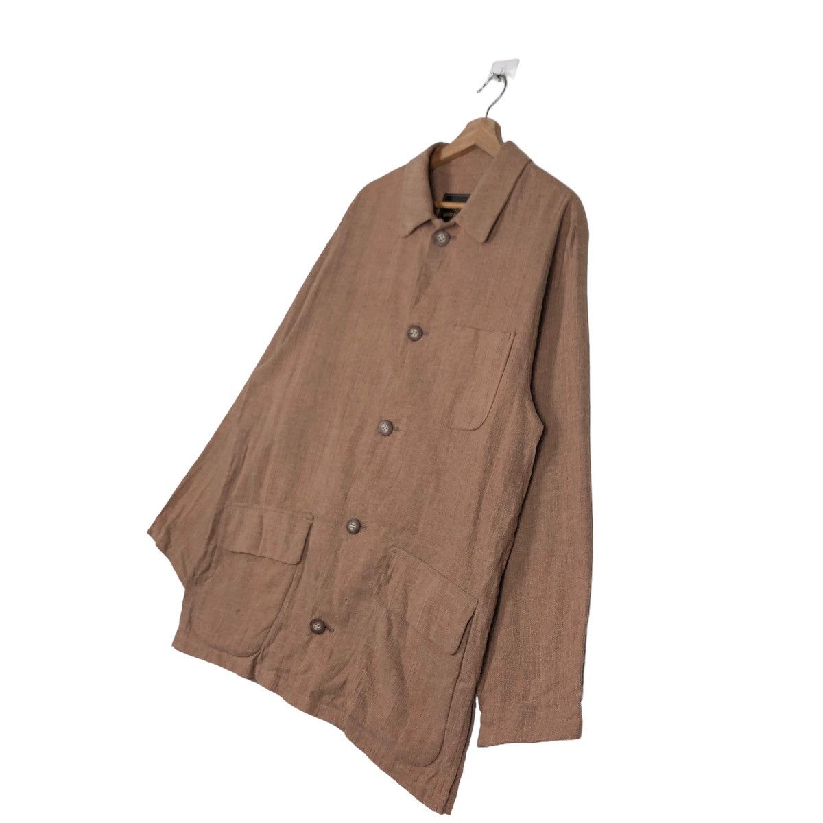 Japanese Brand 🔥Vintage Chore Cargo Jacket Gianni Valentino Italy Size US L / EU 52-54 / 3 - 2 Thumbnail