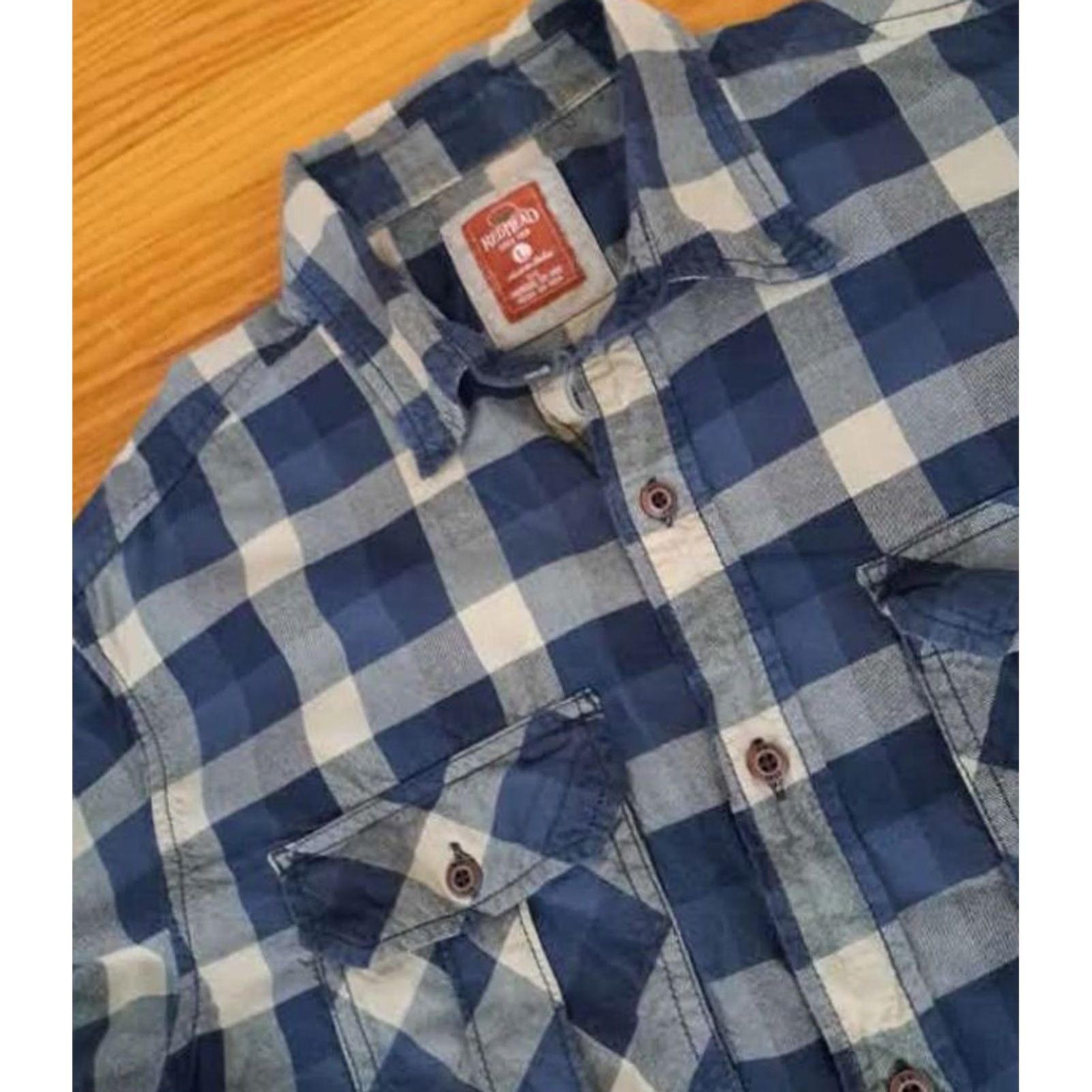 Vintage Red Head Red Plaid Cotton Full Button-Up Shirt L Long Sleeve Mens Size Large Size US L / EU 52-54 / 3 - 4 Thumbnail