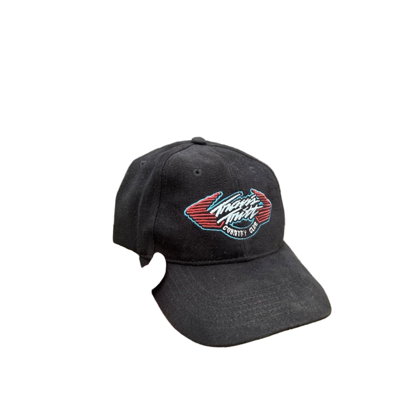 Vintage VINTAGE Strapback Travis Tritt hat cap country club music artist adjustable Men Black Strapback Mens Adjustable Cap Size ONE SIZE - 1 Thumbnail