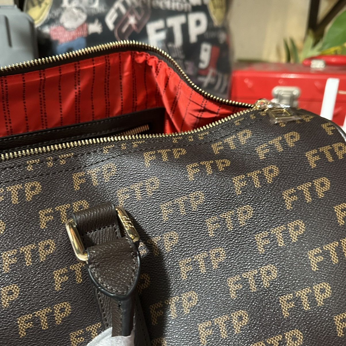 Fuck The Population FTP Brown Damier Duffle with Carry strap Size ONE SIZE - 3 Thumbnail