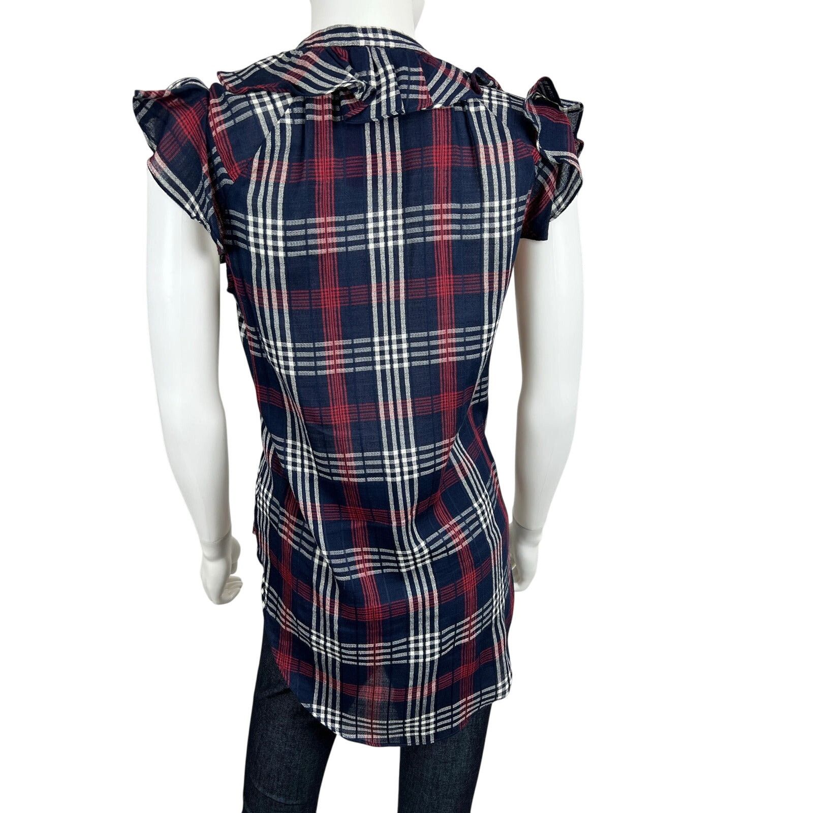 Veronica Beard Veronica Beard Plaid sleeveless top sz XS Size US XS / EU 42 / 0 - 6 Thumbnail