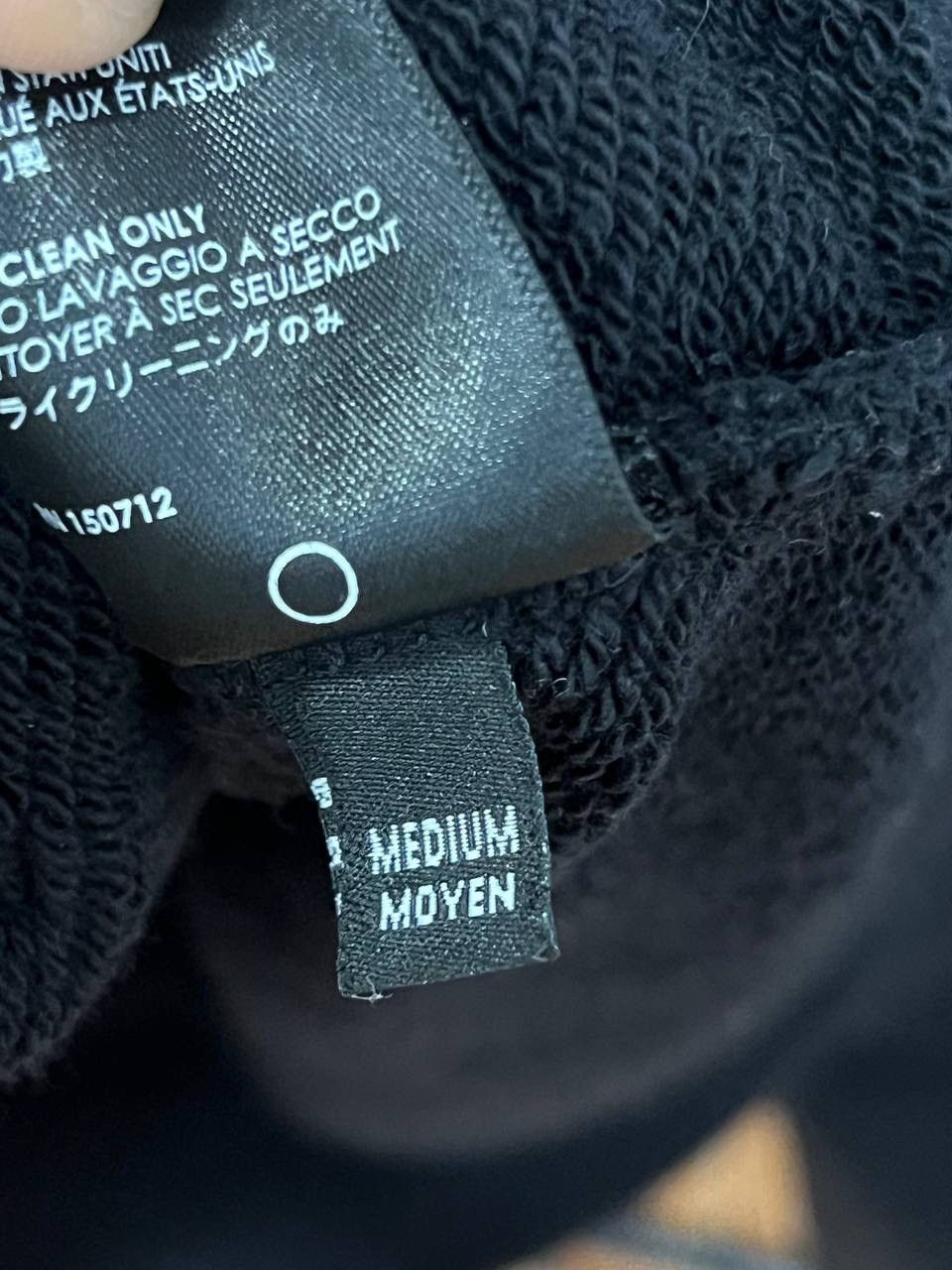 Amiri AMIRI BLACK LOGO HOODIE Size US M / EU 48-50 / 2 - 6 Thumbnail