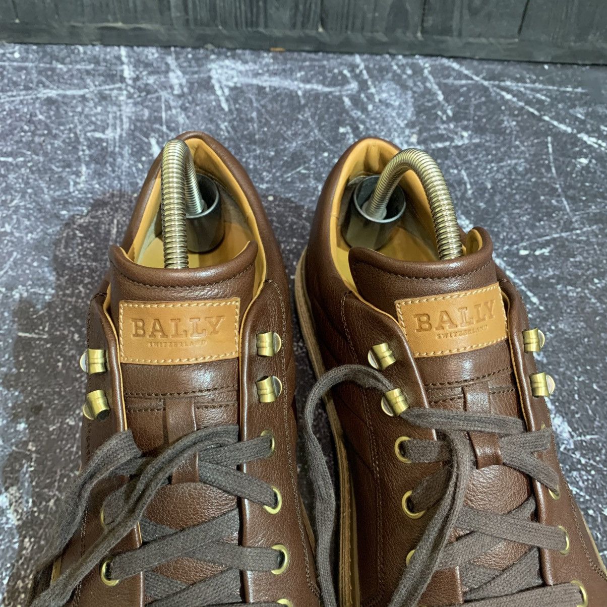 Bally BALLY ELAC men’s Leather Sneakers Size 9E 10 US Size US 10 / EU 43 - 11 Thumbnail