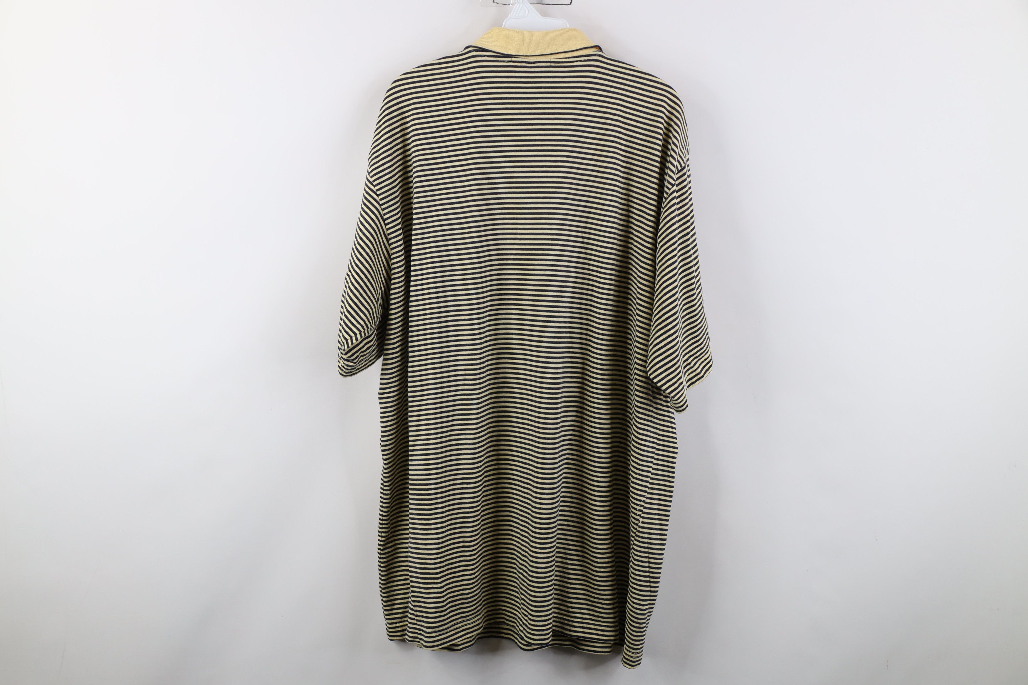 Vintage Vintage 90s Streetwear Striped Short Sleeve Golf Polo Shirt Size US XXL / EU 58 / 5 - 8 Thumbnail