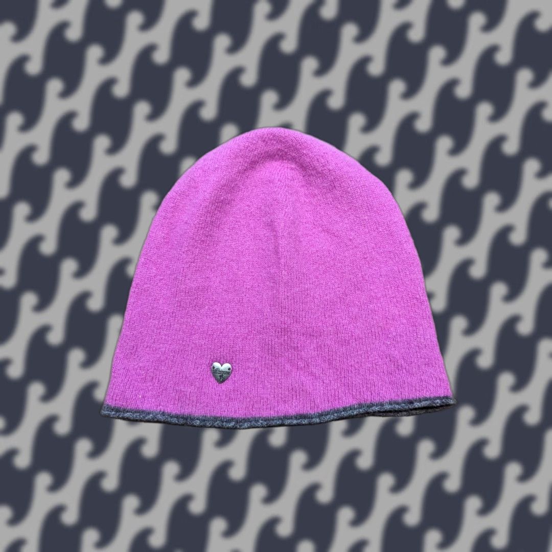 Pinko Princess Goes Hollywood Beanie Hat Wool Cashmere Pink Womens Size XS-S Ladies Hat Beanie Womens Cargo Size ONE SIZE - 1 Thumbnail