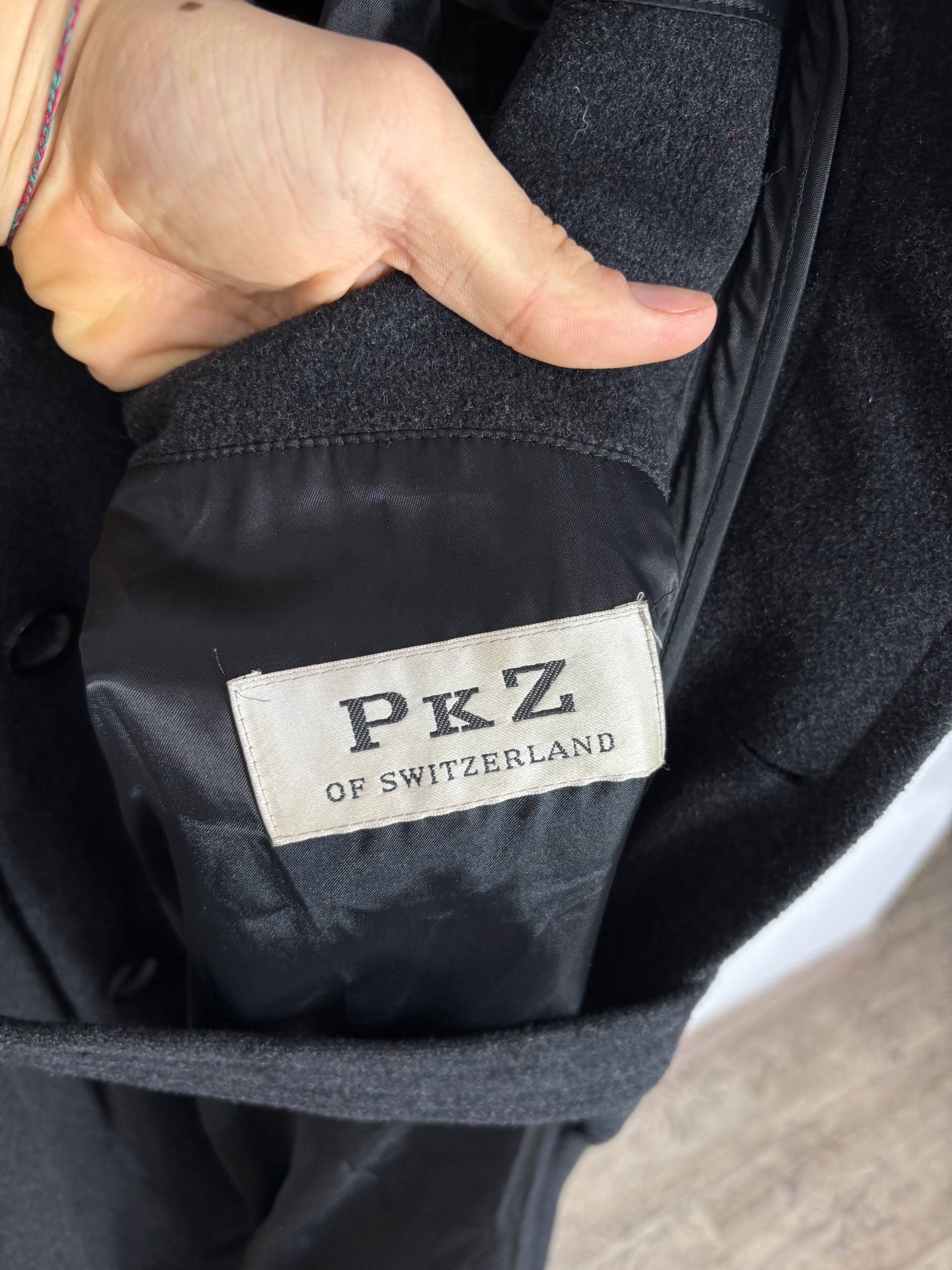 Other Cashmere & Wool PKZ Switzerland Overcoat Belted Size US L / EU 52-54 / 3 - 11 Thumbnail