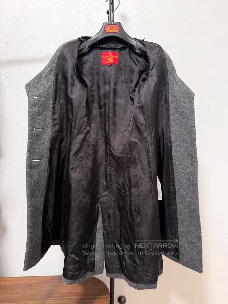 Vivienne Westwood Vivienne Westwood Gray Woolen Overcoat Jacket, Millennium Size M / US 6-8 / IT 42-44 - 8 Thumbnail