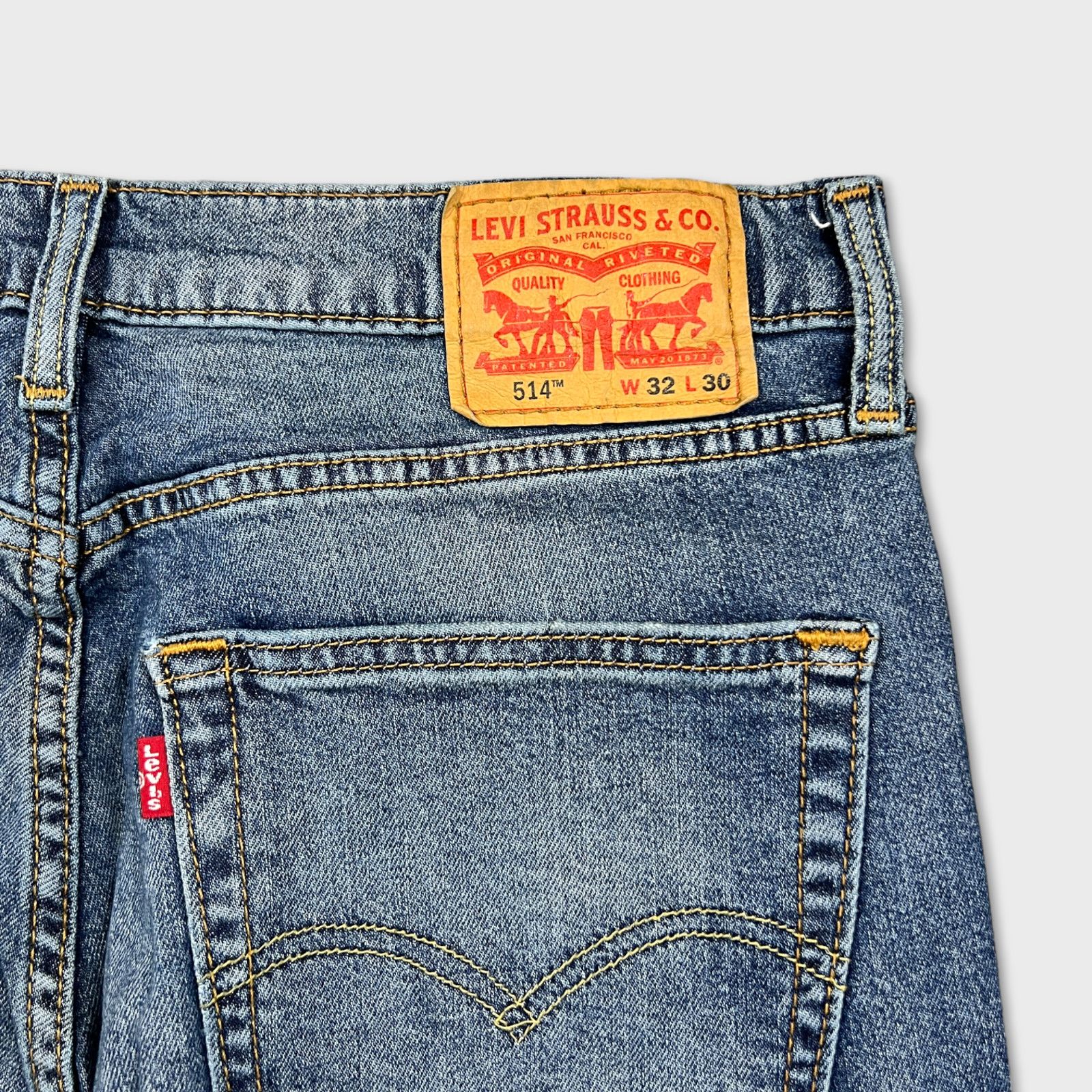 Levi's × Levi's Vintage Clothing × Vintage Levi's 514 Jeans 32x30 Straight Fit American Denim Pants Size US 32 / EU 48 - 7 Thumbnail