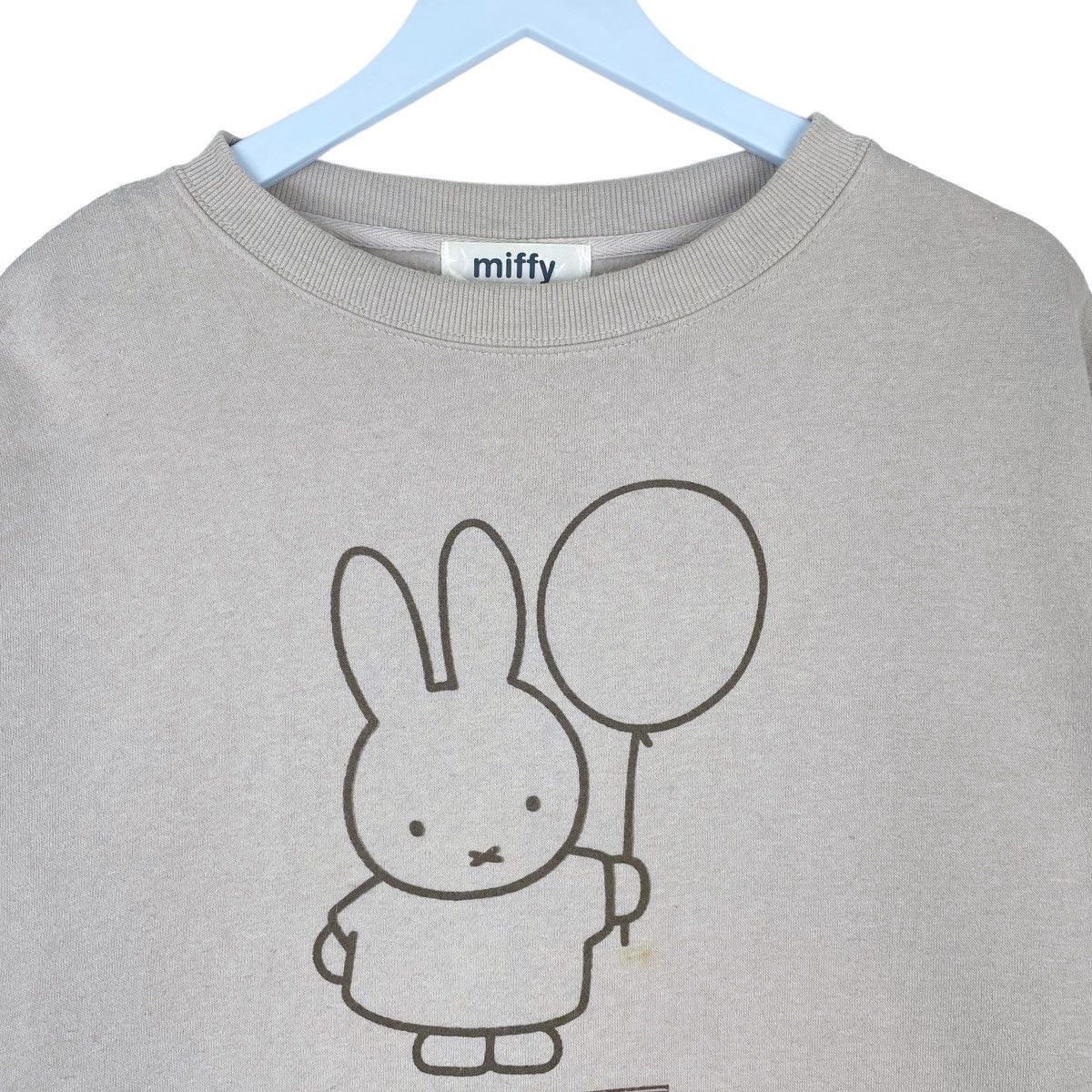 Designer × Vintage Miffy Big Logo Sweatshirt Crewneck Pullover Jumper Size US L / EU 52-54 / 3 - 2 Thumbnail