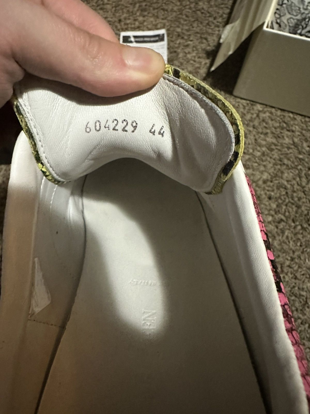 McQ Alexander McQueen Alexander Mcqueen Oversized Sneaker ‘White Multi Snakeskin Size US 11 / EU 44 - 3 Thumbnail