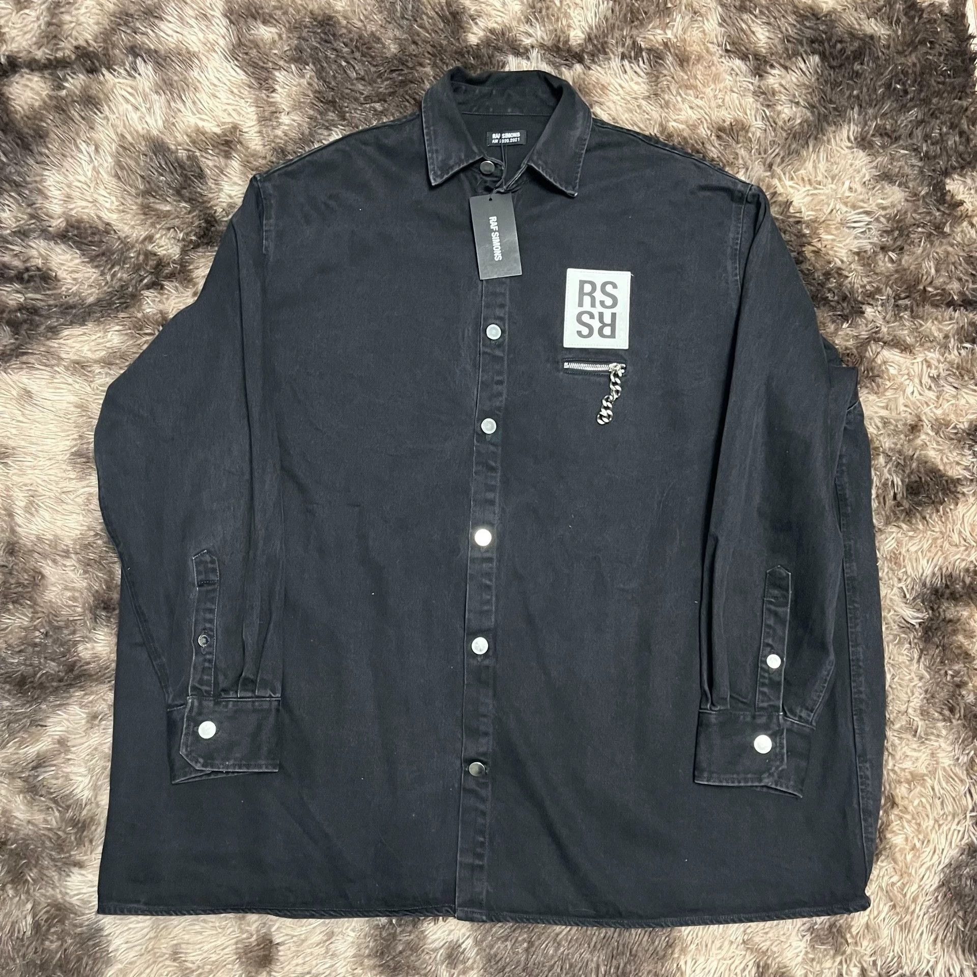 Raf Simons Raf Simons Zipper leather large profile wash jeans jacket Size US M / EU 48-50 / 2 - 1 Thumbnail