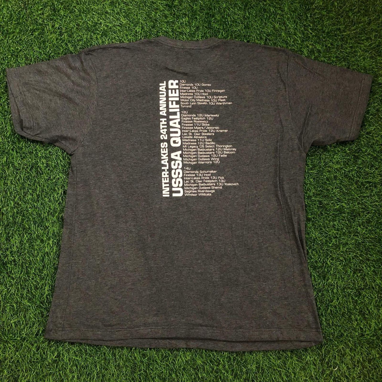 Other Grey USSSA Softball Phrase Graphic Quote Tee Size US XXL / EU 58 / 5 - 2 Thumbnail