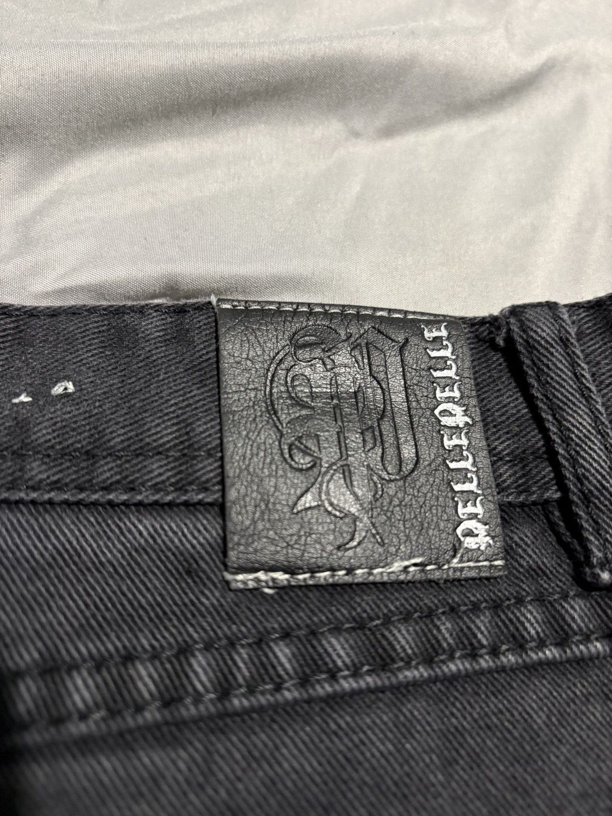 Pelle Pelle Vintage Pelle Pelle Jeans Leather Rhinestone Opium 90s y2k Size US 40 / EU 56 - 10 Thumbnail