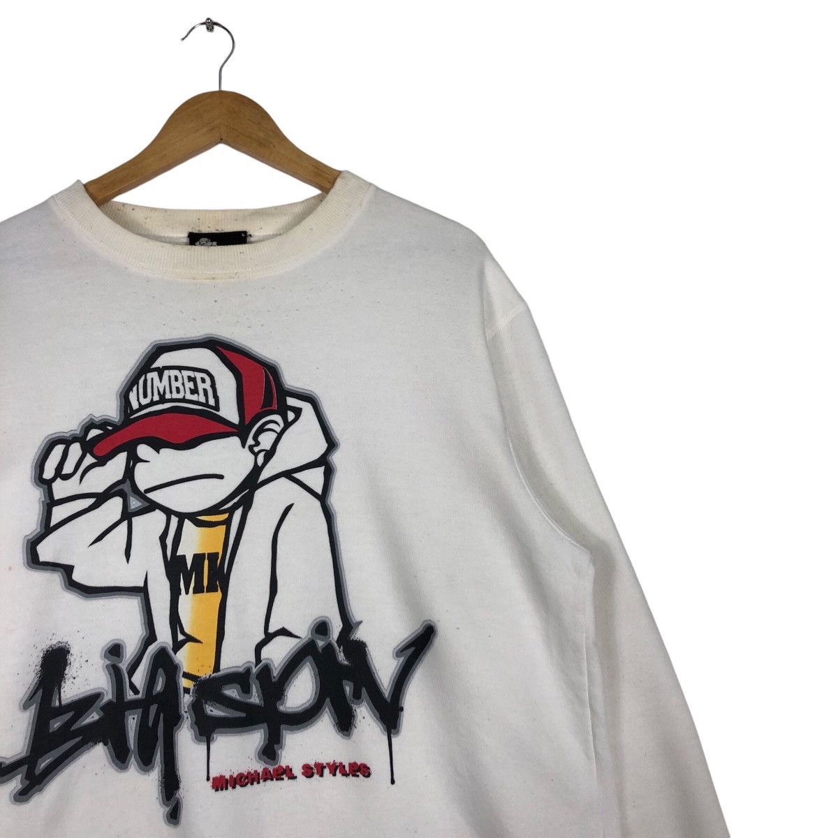 Japanese Brand × Vintage Vintage Hip Hop Streetwear Japan Grass Hither Sweatshirt Size US M / EU 48-50 / 2 - 5 Thumbnail