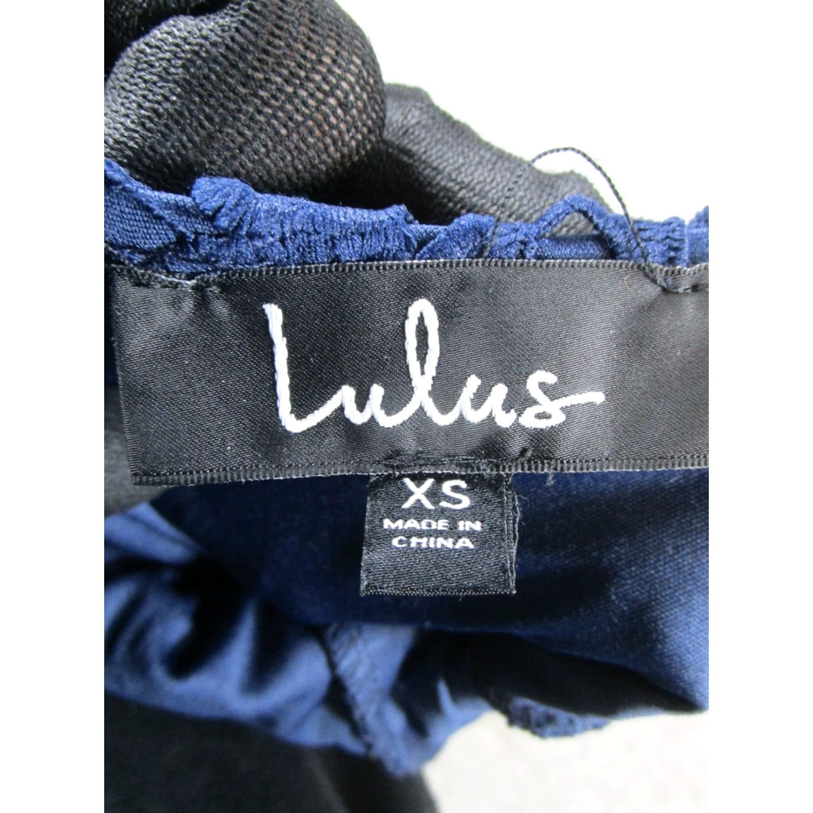 Lulus Lulus Dress Xs Blue Floral Embroidery Womens Size XS / US 0-2 / IT 36-38 - 3 Thumbnail