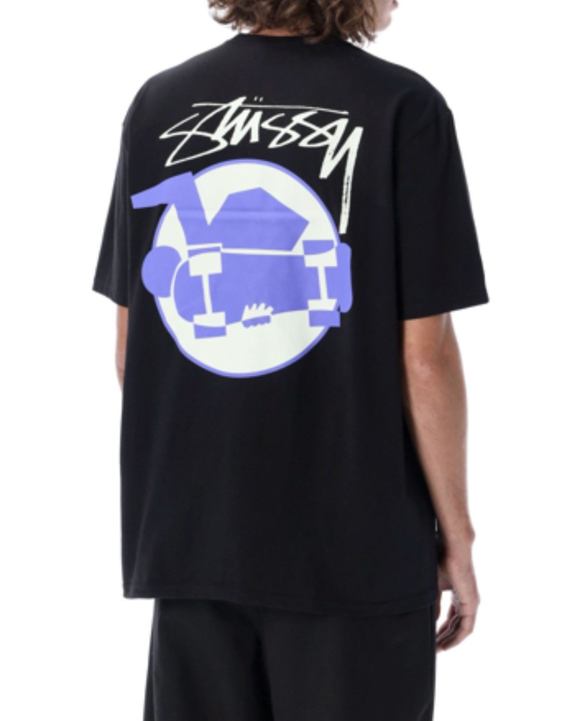 Stussy 🎱 Stussy Skateman NEW! Tee Shirt RARE! 2XL Black XXL 🎱 Size US XXL / EU 58 / 5 - 3 Thumbnail