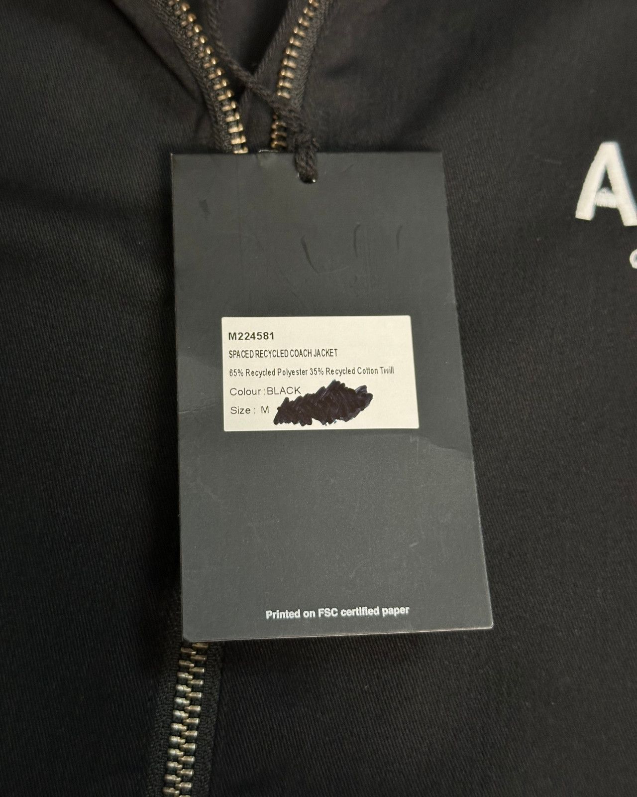Afends NWT Afends - Spaced - Recycled Black Coach Jacket - Medium Size US M / EU 48-50 / 2 - 9 Thumbnail