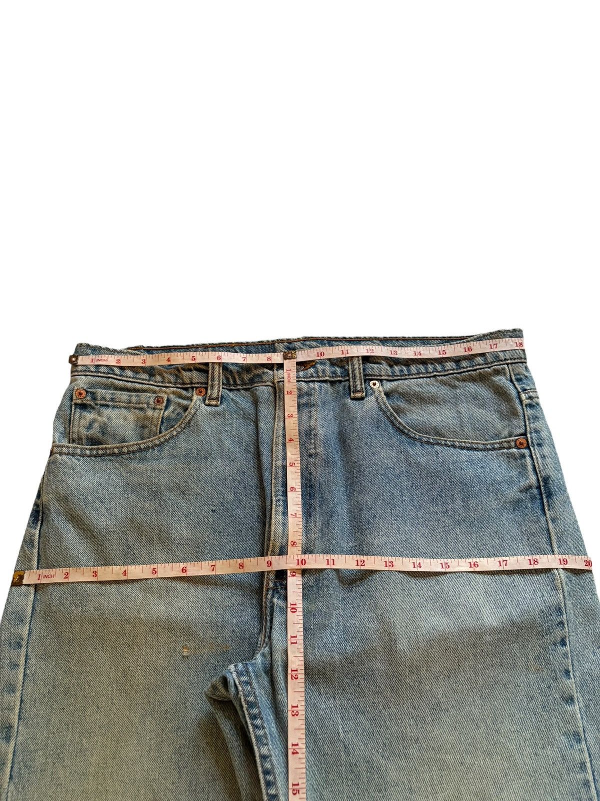 Levi's Vintage 80s Levis 505 Mud Wash Distressed Loose Baggy Jeans Size US 37 - 12 Thumbnail
