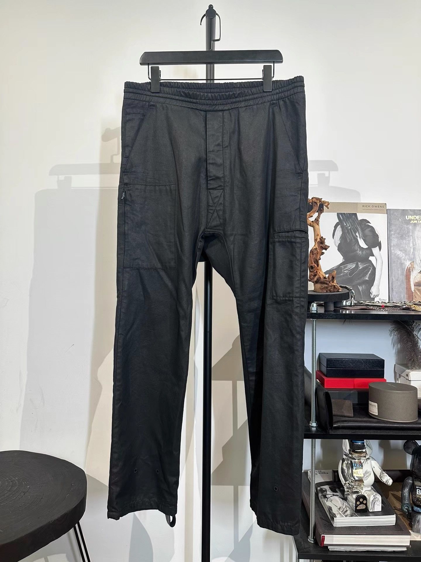 11 By Boris Bidjan Saberi Boris Bidjan Saberi 11by bbs Wax Coated Straight Pants K35 Size US 31 - 1 Thumbnail