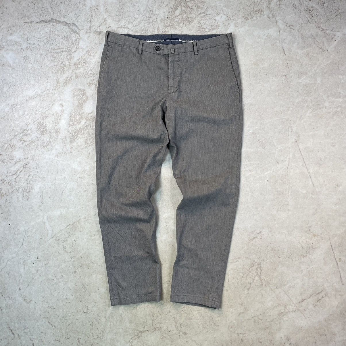 Boggi Boggi Milano Men's Oldmoney Classic Trousers Chino Pants Size 52R - 1 Thumbnail