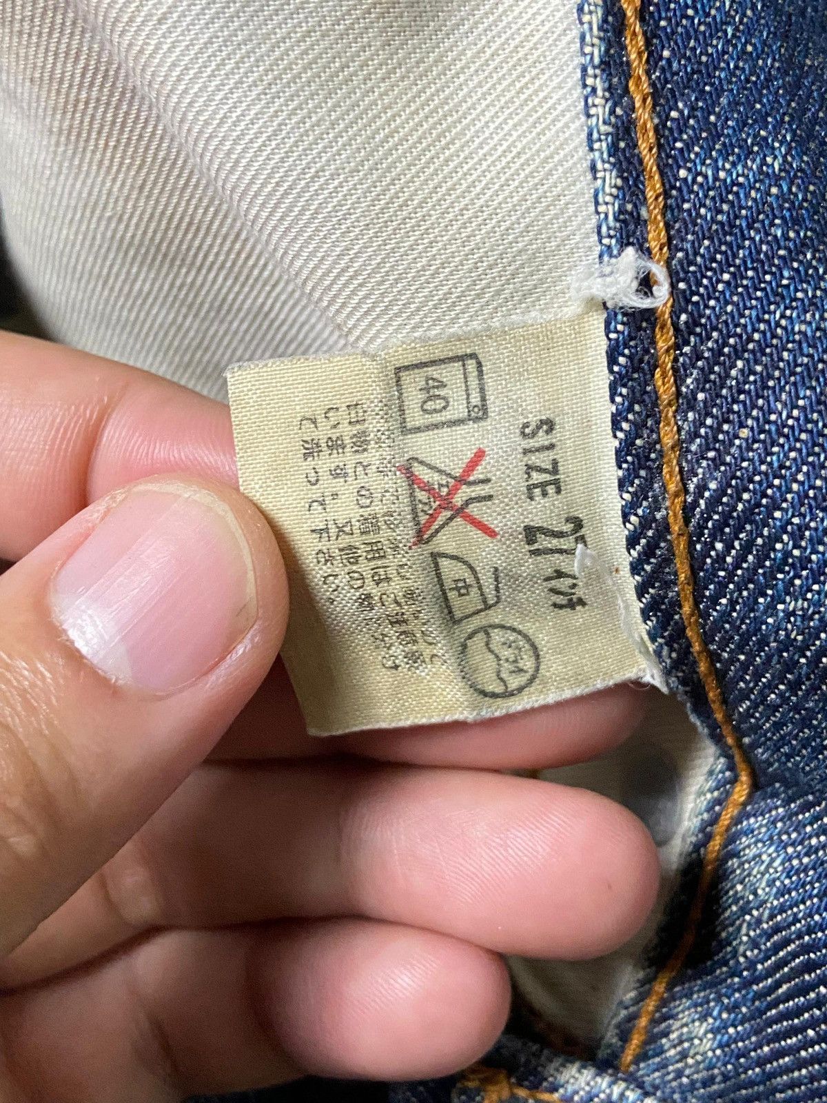 Levi's Levis Strauss Co. Distressed Ripped Jeans (154) Size US 28 / EU 44 - 7 Thumbnail