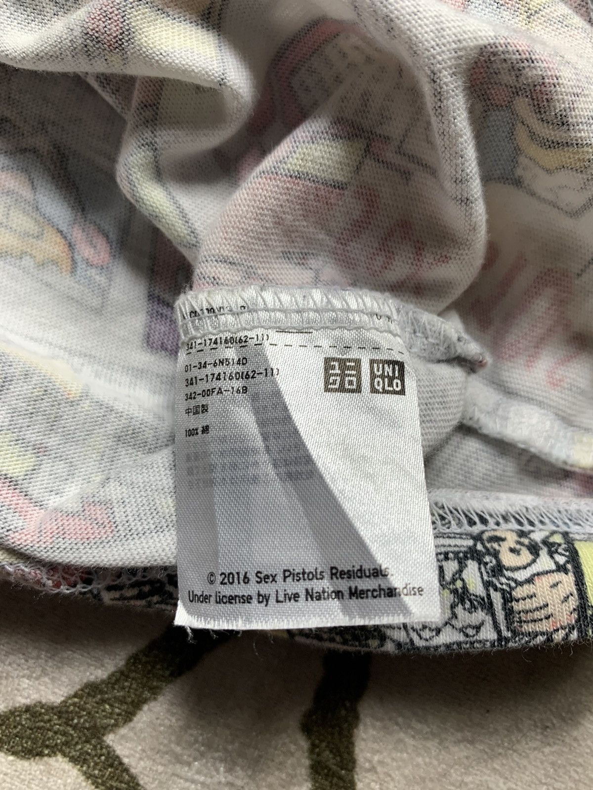 Japanese Brand × Uniqlo Japanese uniqlo sex pistols Size US S / EU 44-46 / 1 - 5 Thumbnail