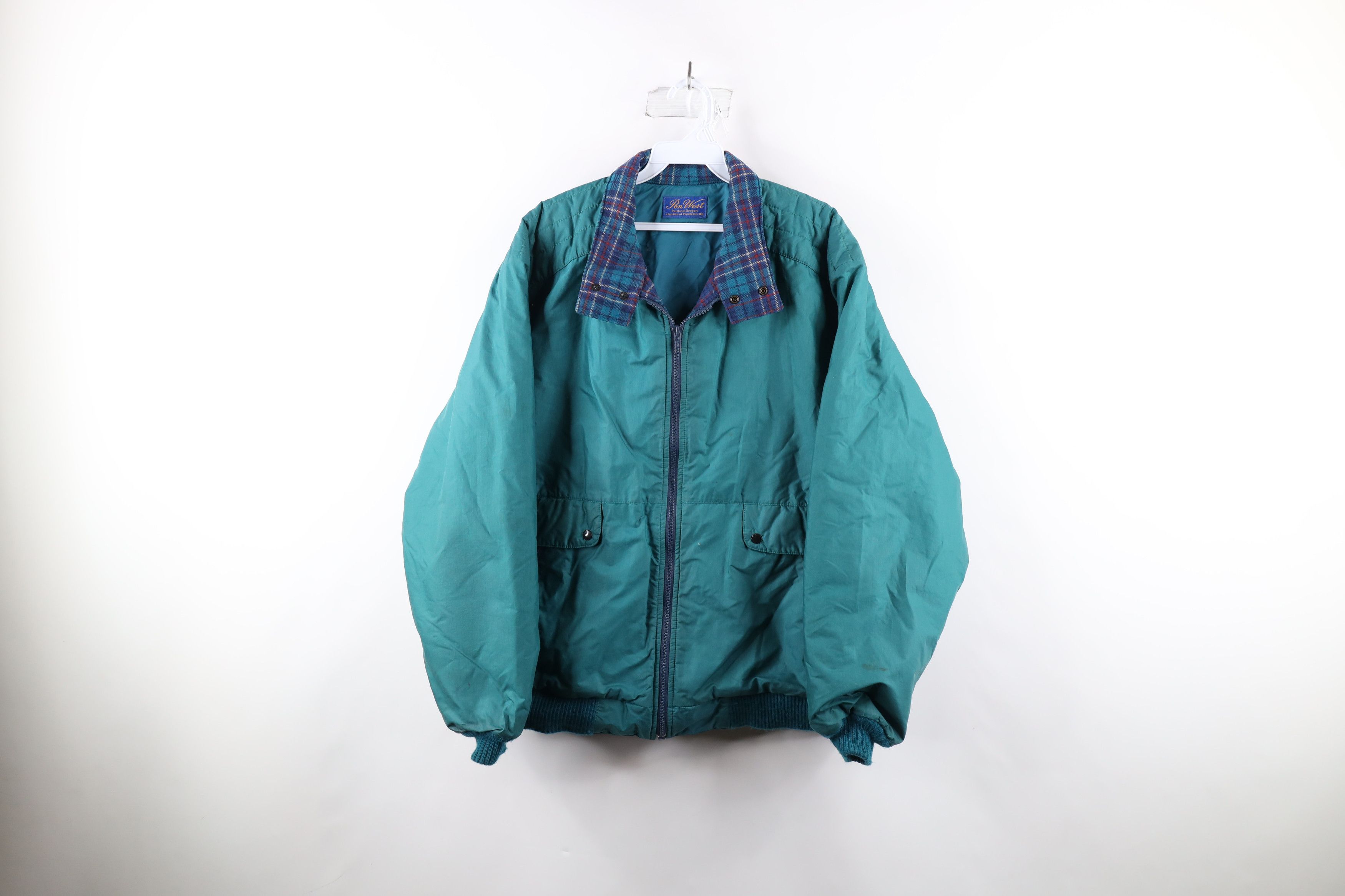 Pendleton × Vintage Vintage 90s Pendleton Lobo Pen West Bomber Jacket USA Size US XL / EU 56 / 4 - 1 Thumbnail