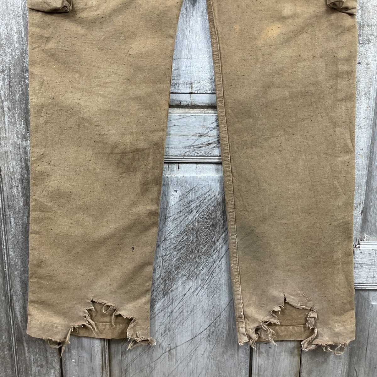 Japanese Brand × Spellbound × Vintage Vintage Spellbound Distressed Brown Cargo Pants Size US 33 - 8 Thumbnail