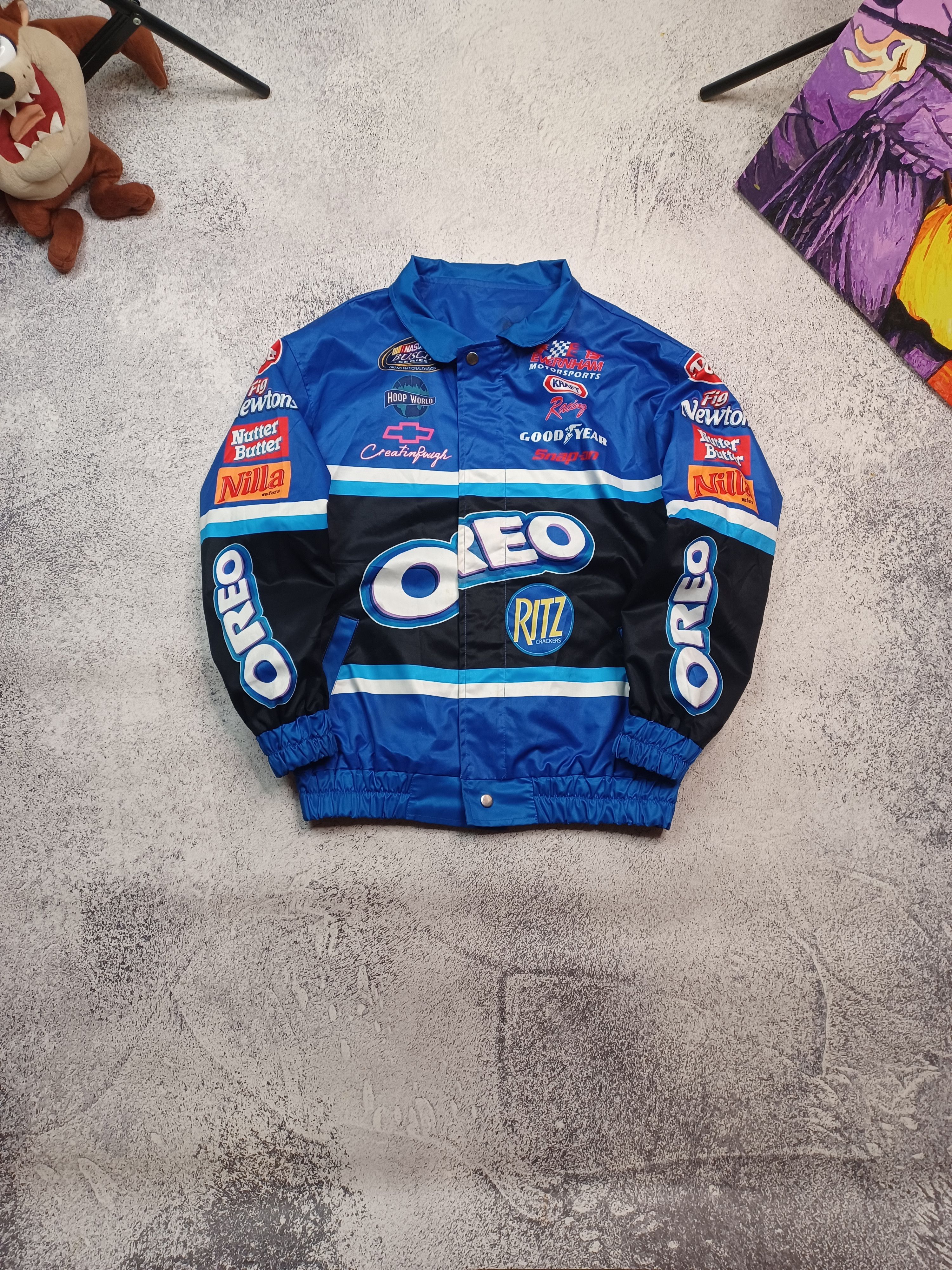 Other Vintage NASCAR Style Racing Jacket - OREO Size US S / EU 44-46 / 1 - 1 Thumbnail