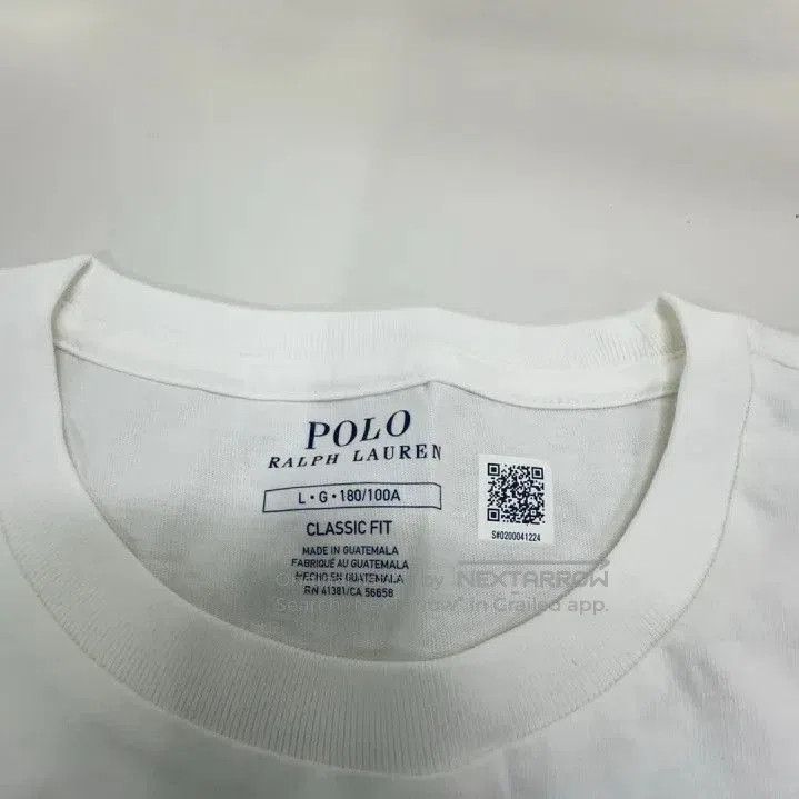 Polo Ralph Lauren Polo Ralph Lauren Logo Embroidered Solid Crew Neck T. Size US L / EU 52-54 / 3 - 4 Thumbnail