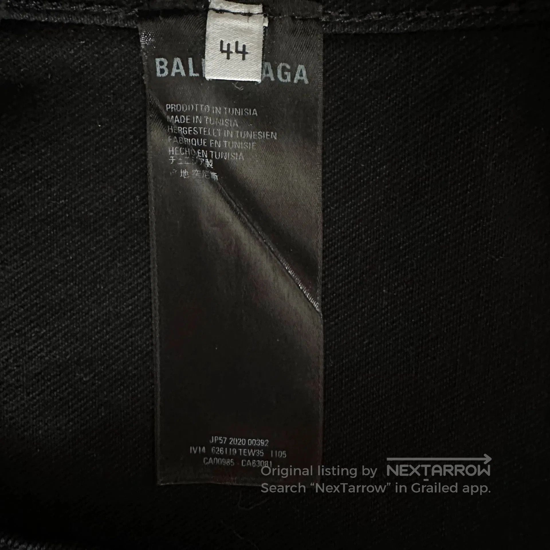 Balenciaga Balenciaga GW Embroidered Denim Jacket. Size US S / EU 44-46 / 1 - 4 Thumbnail