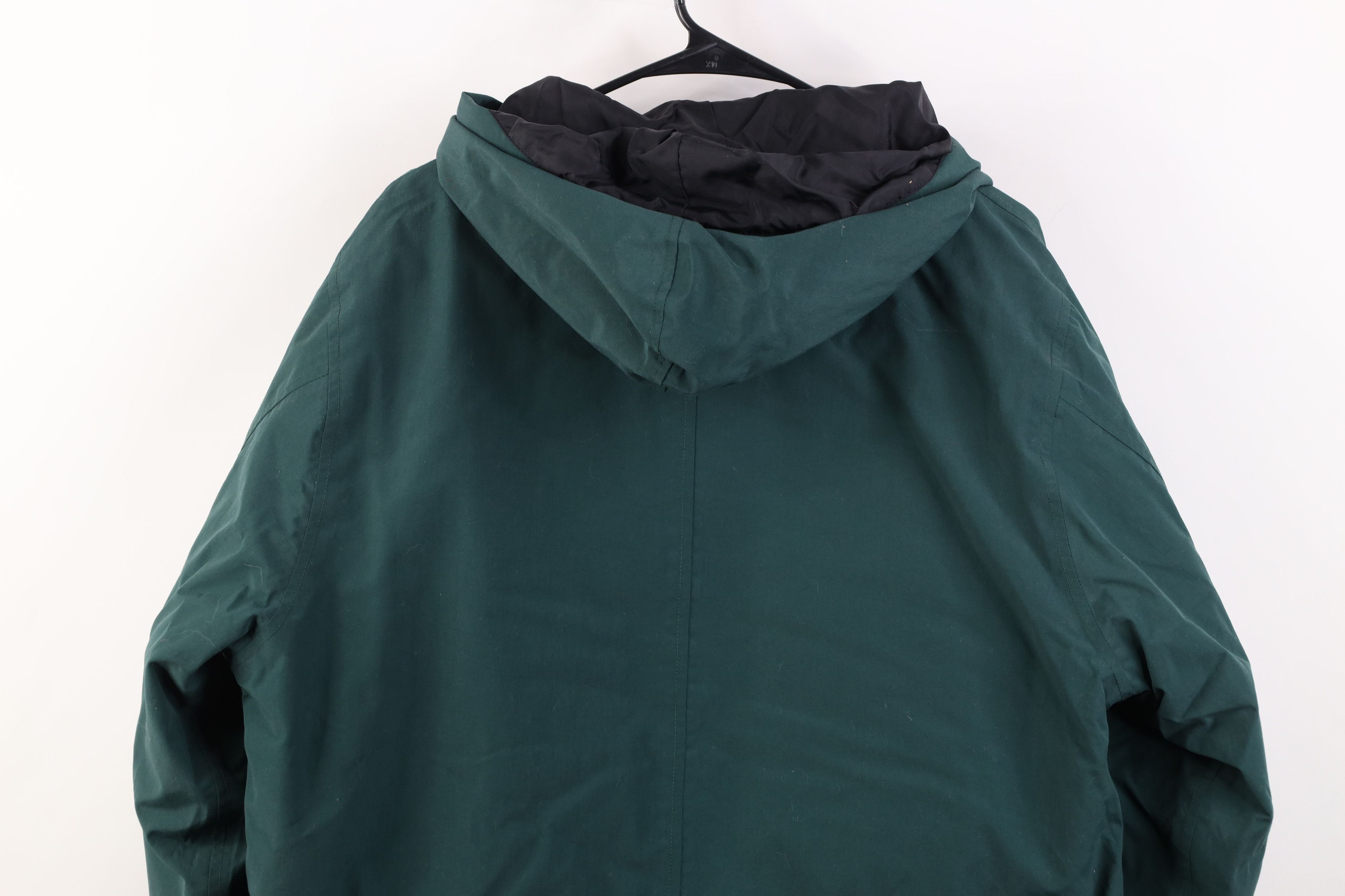 Eddie Bauer Vintage 90s Eddie Bauer Duck Down Hooded Parka Jacket Green Size S / US 4 / IT 40 - 16 Thumbnail