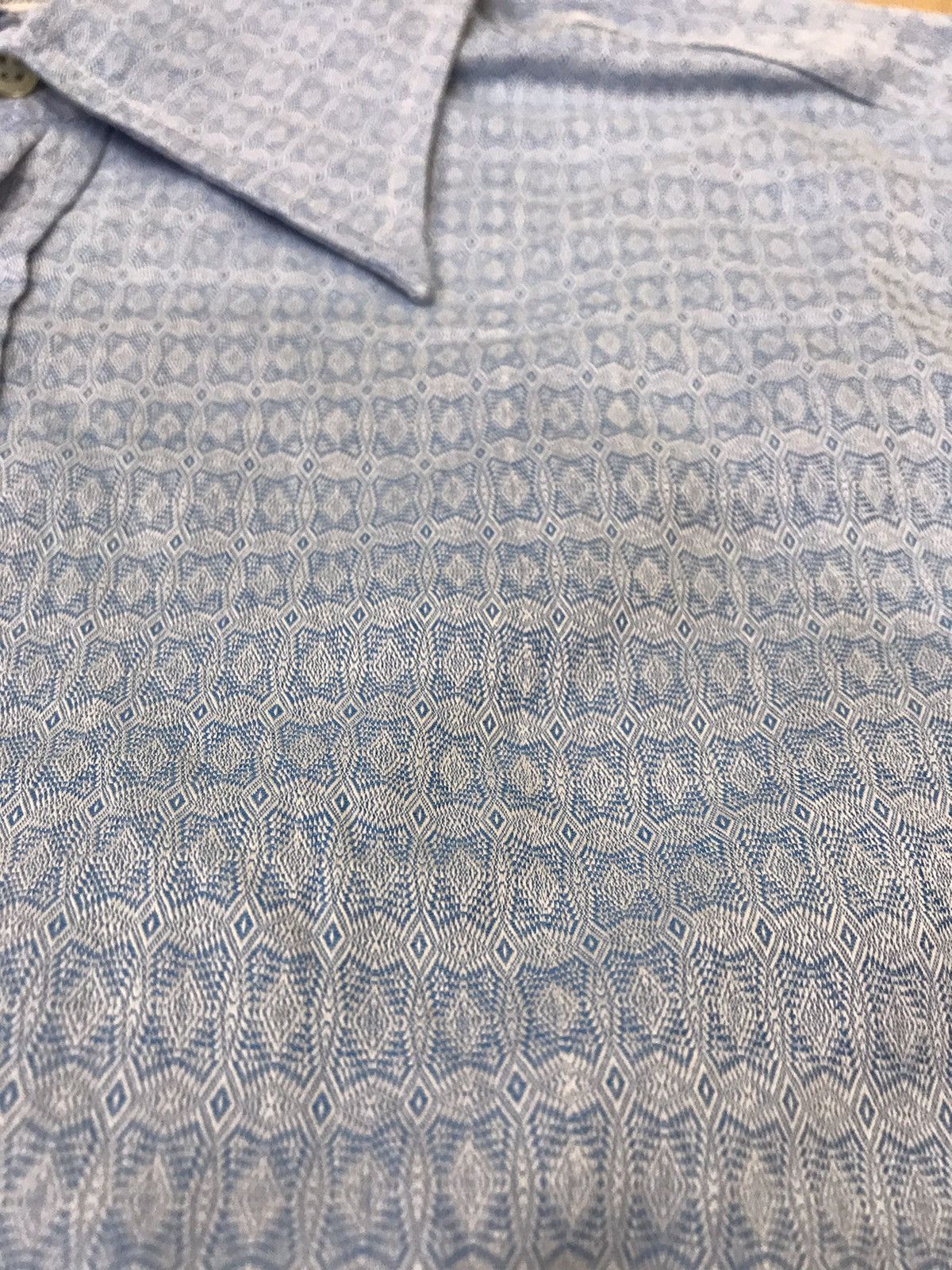 Etro ETRO MILANO WOVEN psychedilic pattern pur cotton button up Size US L / EU 52-54 / 3 - 5 Thumbnail