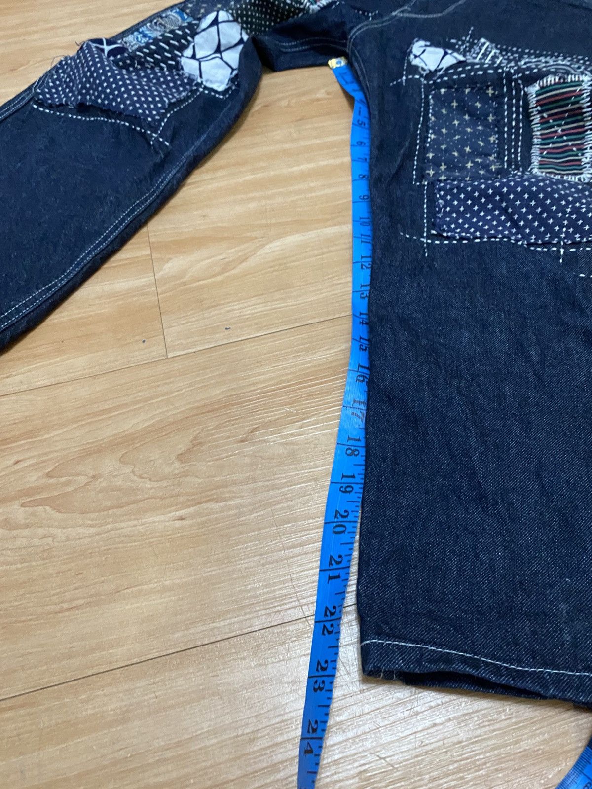 Uniqlo Uniqlo quater pants custom made sashiko emboidery Size US 34 / EU 50 - 9 Thumbnail