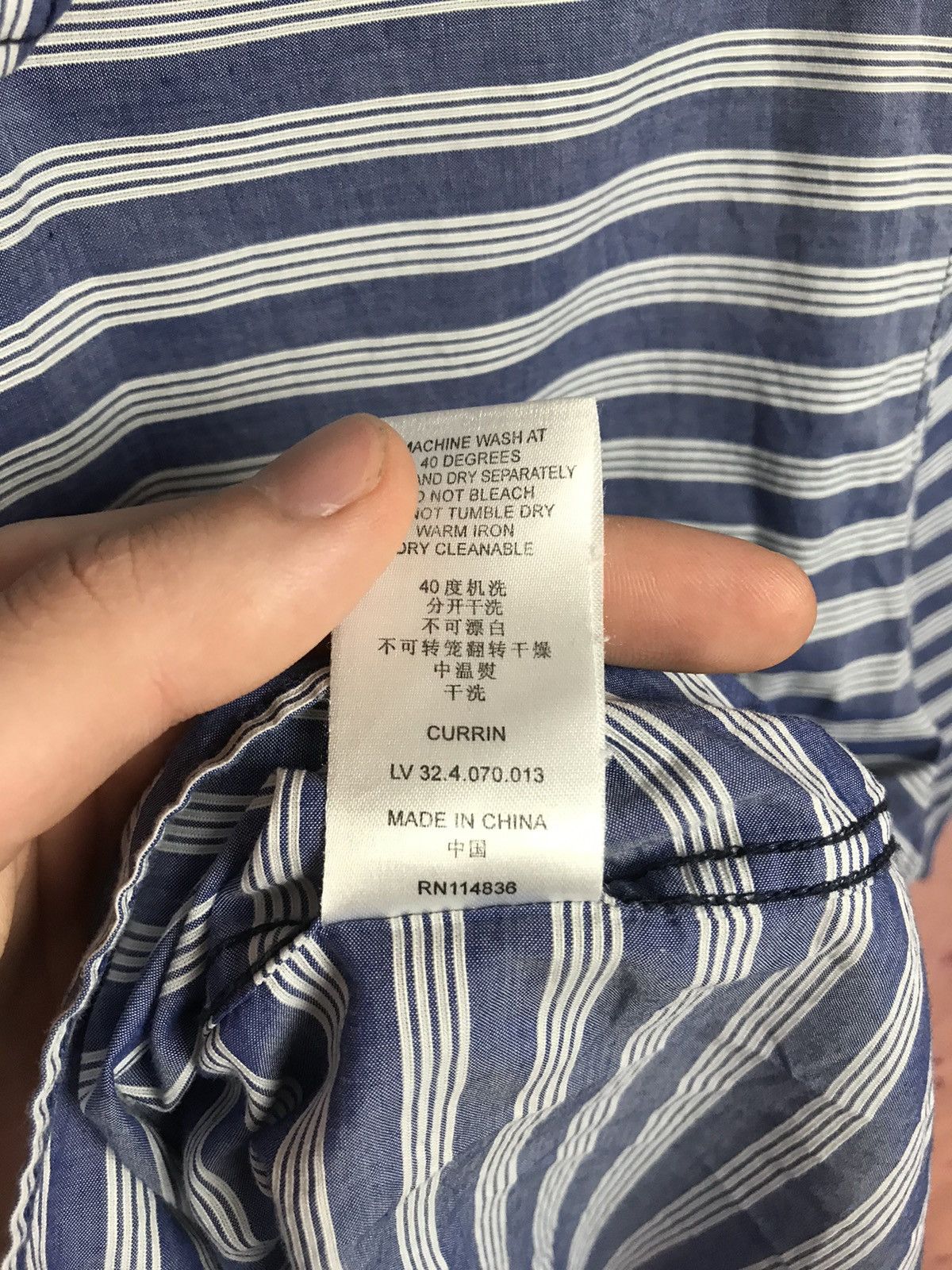 Reiss Reiss luxury streetwear shirt Size US M / EU 48-50 / 2 - 5 Thumbnail