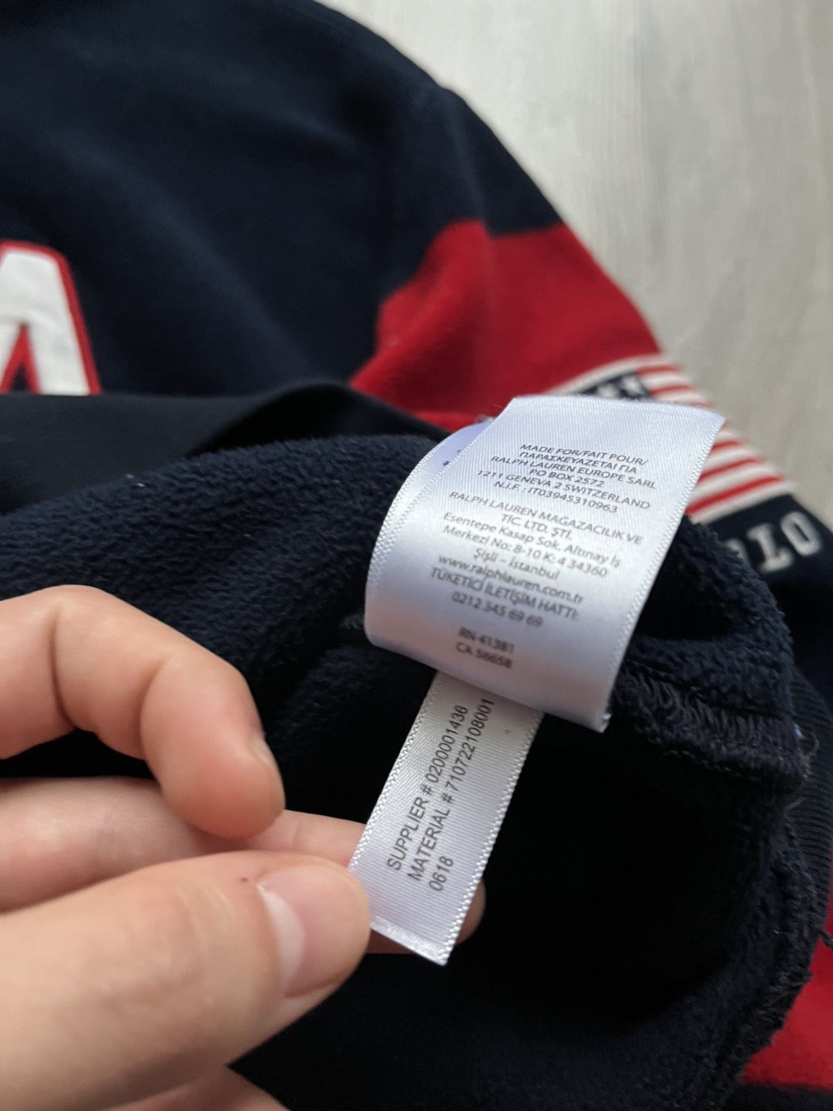 Polo Ralph Lauren Polo Ralph Lauren Fllece Hoodie Big USA Flag Logo Size US S / EU 44-46 / 1 - 11 Thumbnail