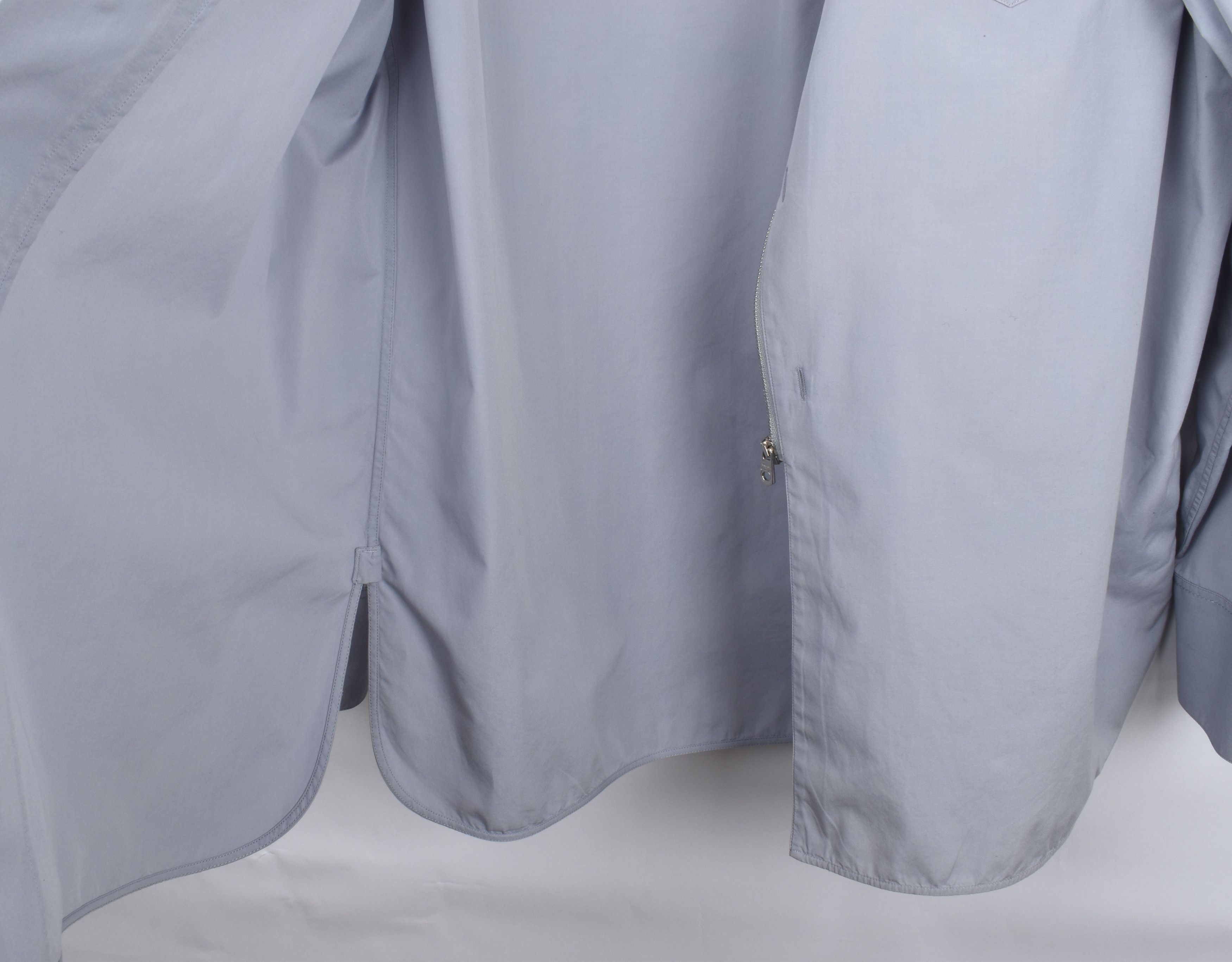 Salvatore Ferragamo Salvatore Ferragamo Men Shirt Casual with zip S/M, S2023 Size US M / EU 48-50 / 2 - 7 Thumbnail