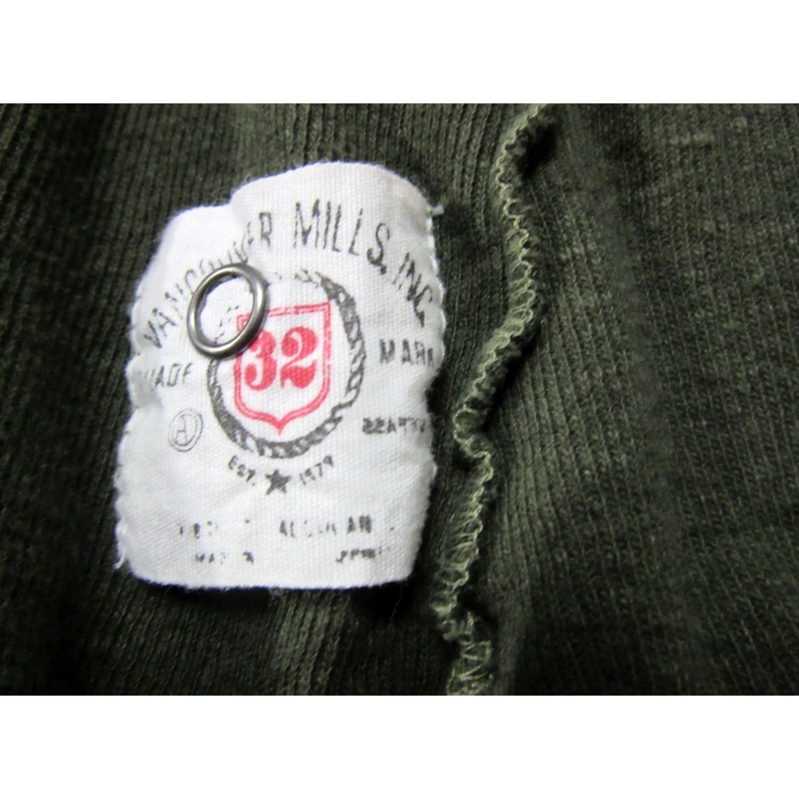 Free People Free People Shirt Womens Medium Green Linen Knit Henley Neck Cozy Up Size M / US 6-8 / IT 42-44 - 2 Thumbnail