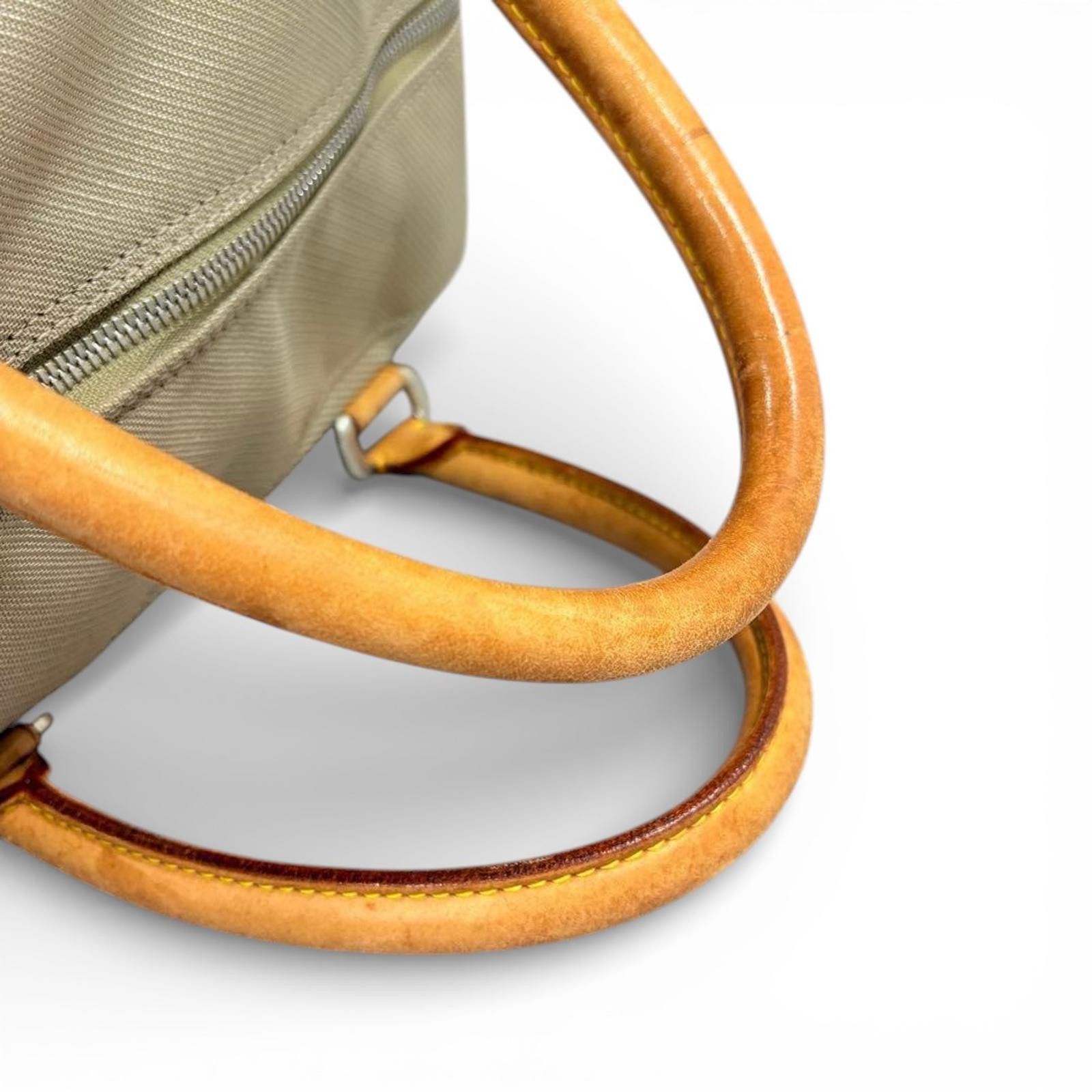 Louis Vuitton Louis Vuitton - Beige Canvas Tote Bag with Leather Trim Size ONE SIZE - 6 Thumbnail
