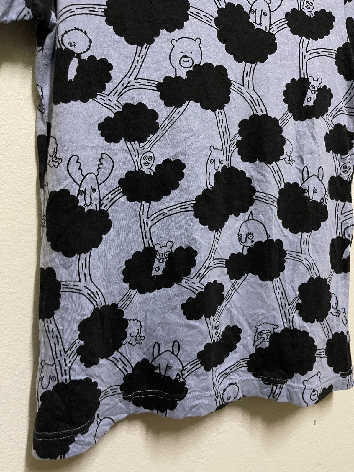 Issey Miyake × Japanese Brand × Ne-Net Ne-net Full Print T Shirt Size M / US 6-8 / IT 42-44 - 3 Thumbnail